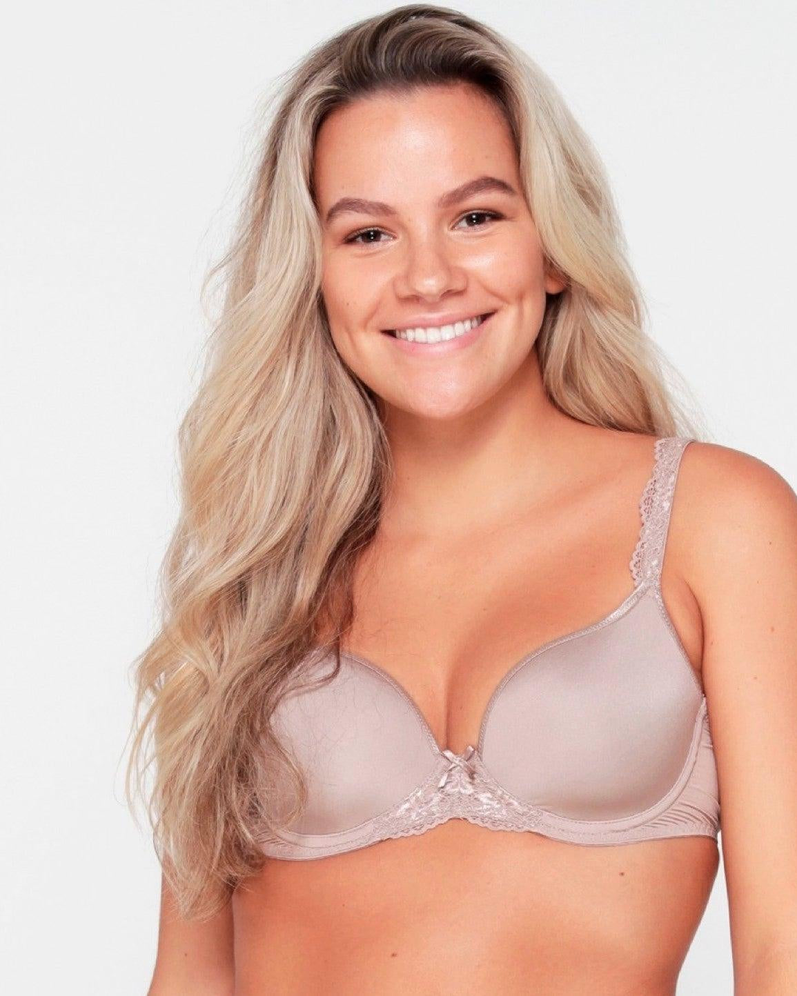 Lingadore T-shirt BH Uni-Fit Taupe - Härliga Under
