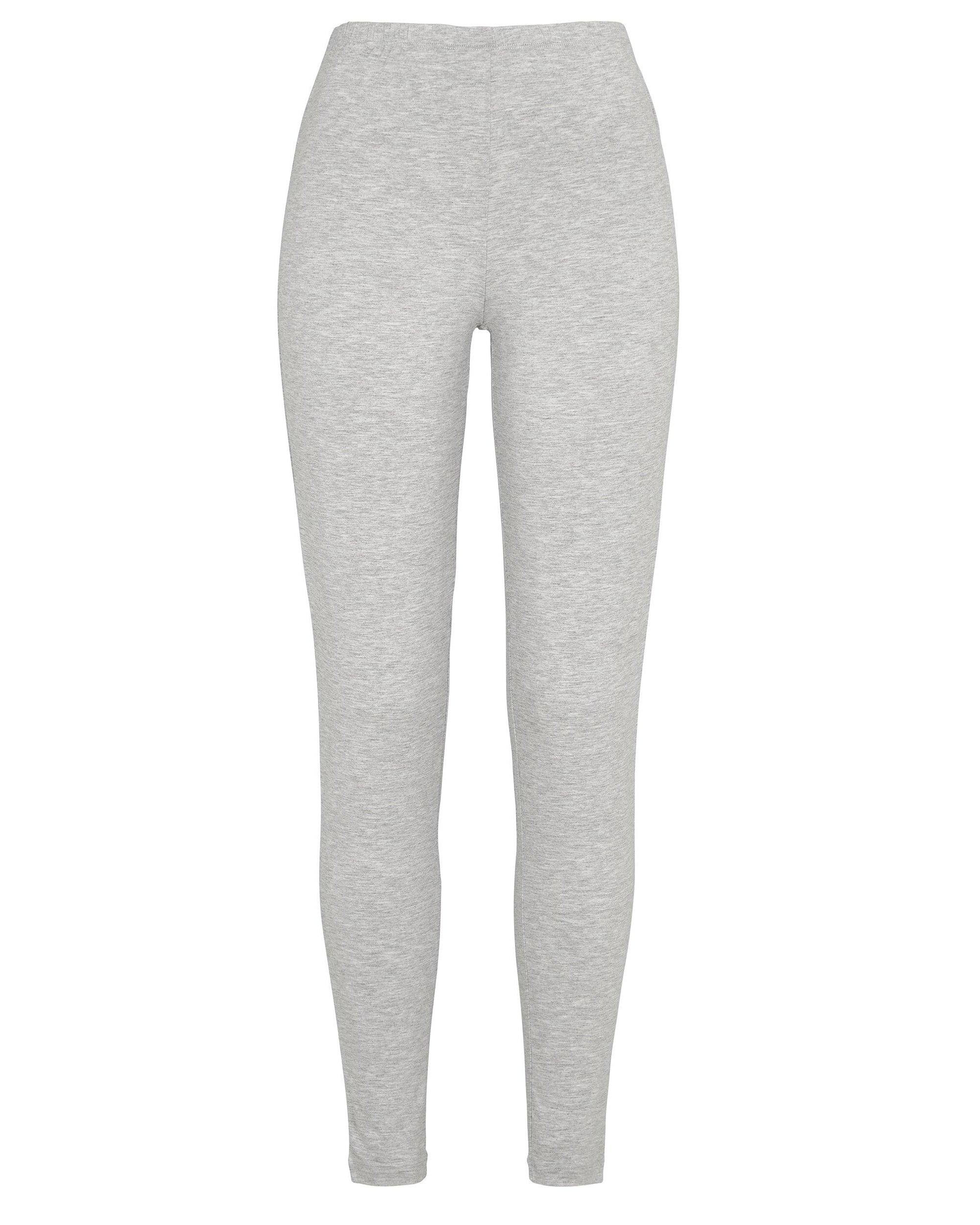 Damella Leggings Bamboo Grey Melange - Härliga Under