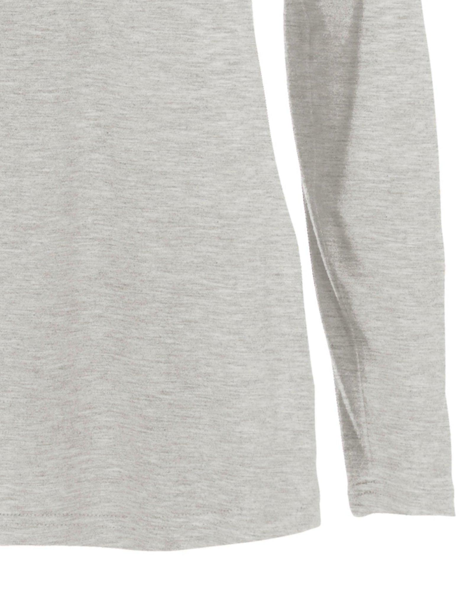 Damella T-shirt Lång Ärm Bambu Gråmelerad - Härliga Under