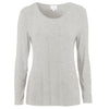 Damella T-shirt Lång Ärm Bambu Gråmelerad