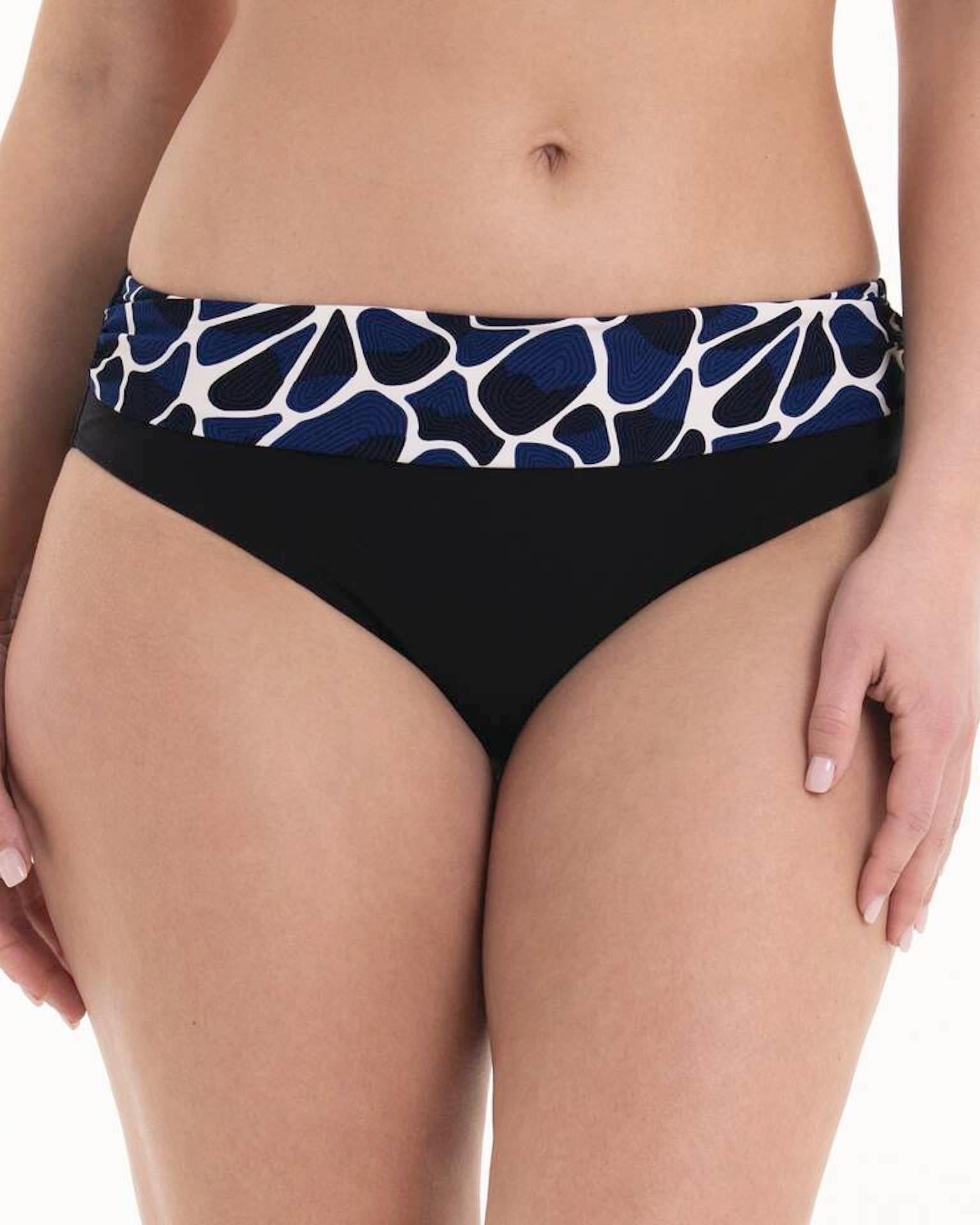 Anita Rosa Faia Bikinibyxa Chiara Svart Blå - Härliga Under