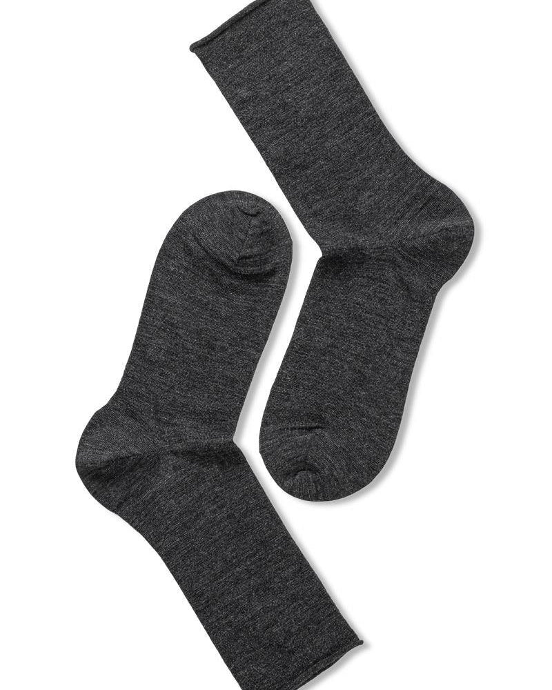 Panos Emporio Ull Strumpa Jorann Antracit 2-pack - Härliga Under
