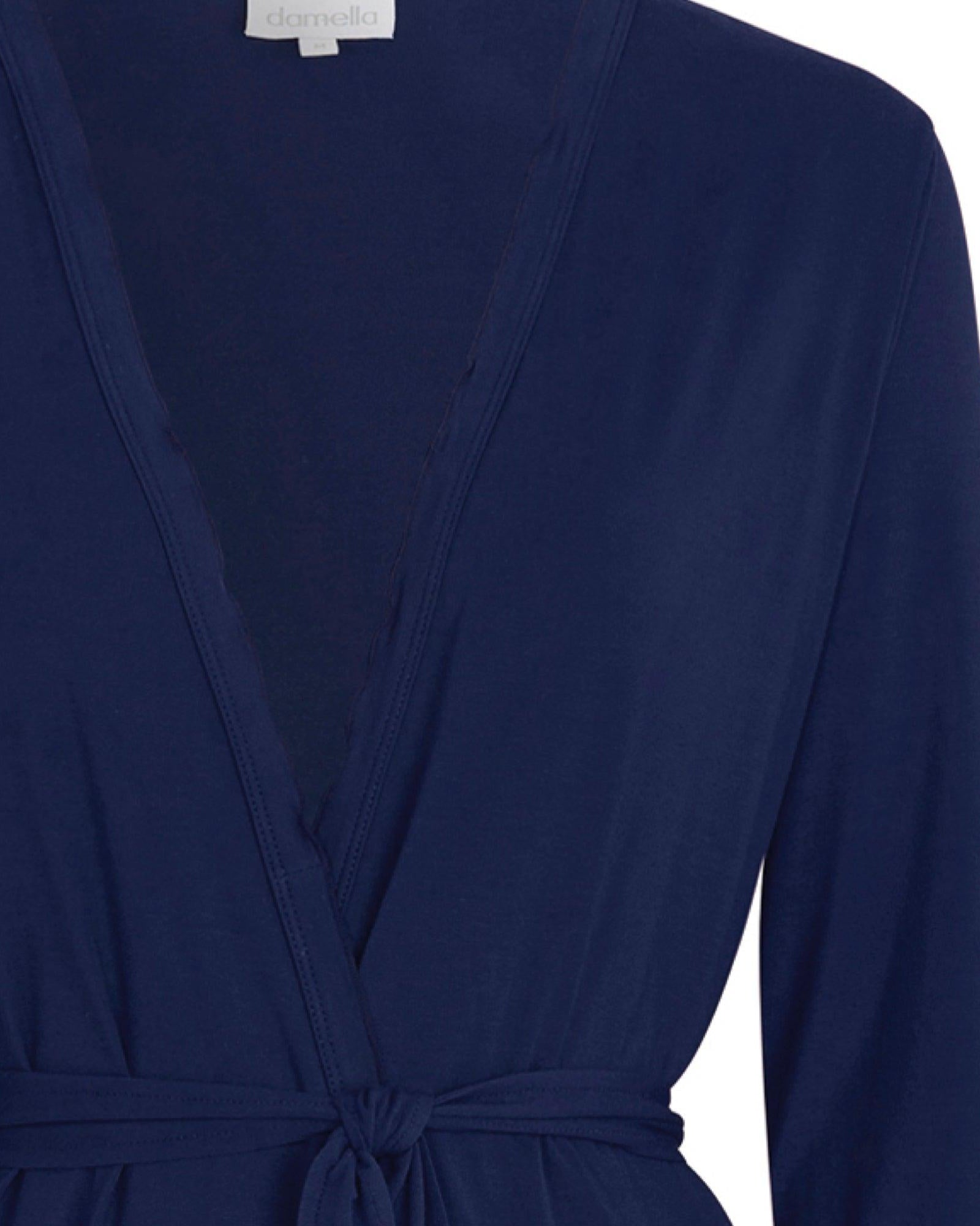 Damella Bamboo Kimono Navy - Härliga Under