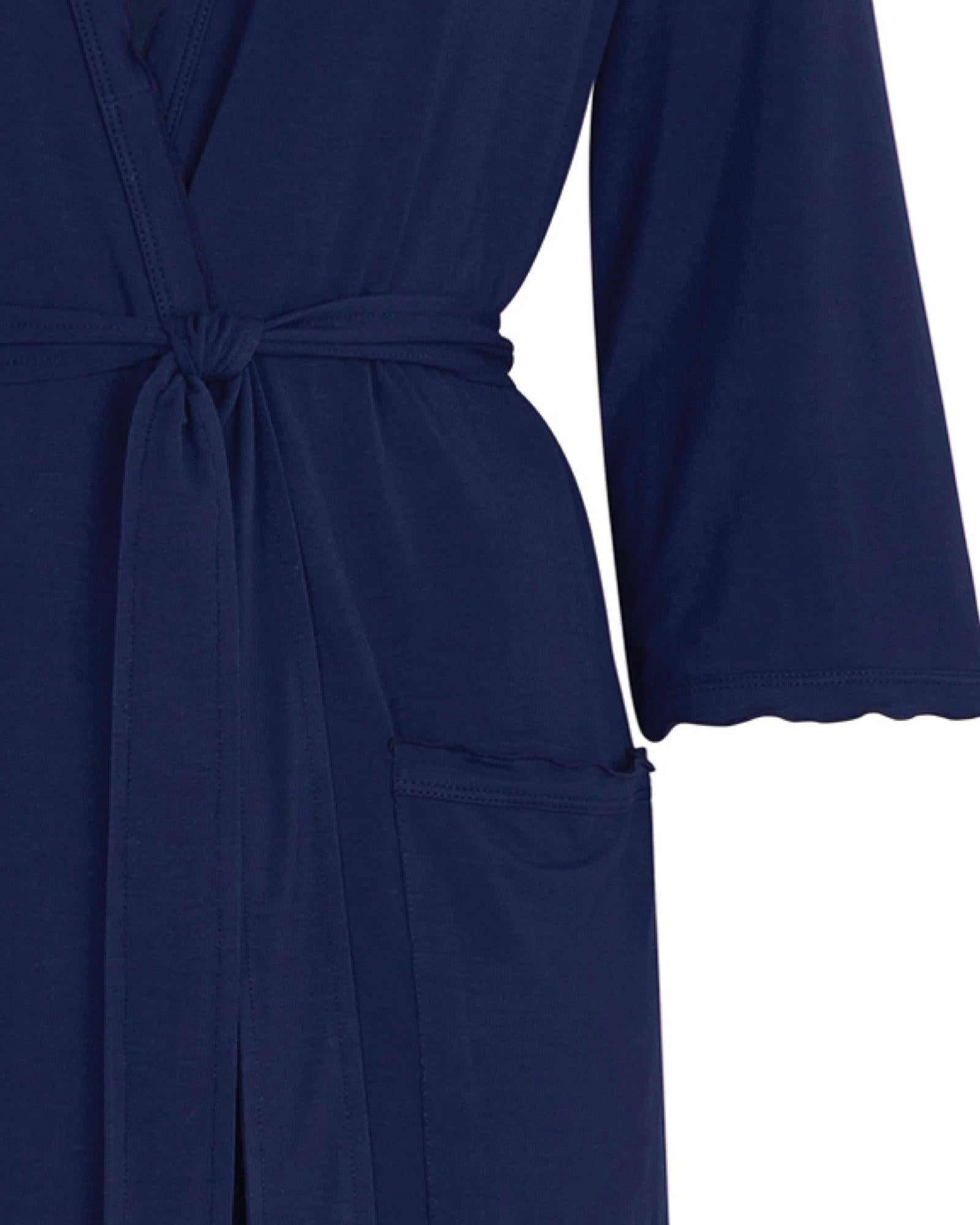 Damella Bamboo Kimono Navy - Härliga Under