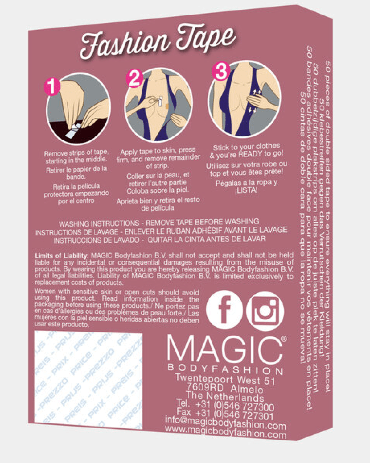 Magic Fashion Tape Clear - Härliga Under