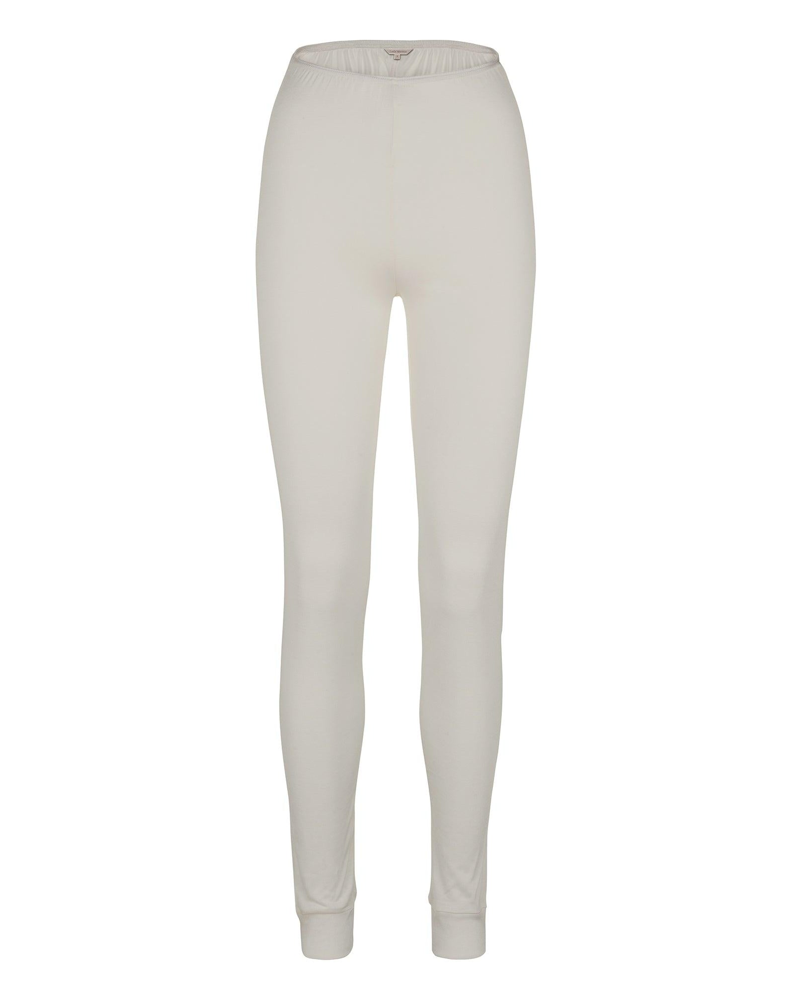 Lady Avenue Tights Silk Jersey Off-white - Härliga Under