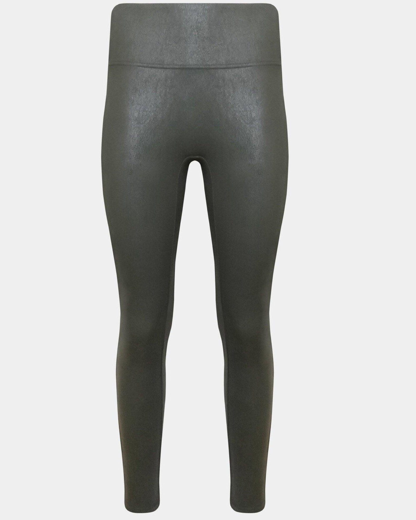 Magic Leather Look Leggings Matcha - Härliga Under