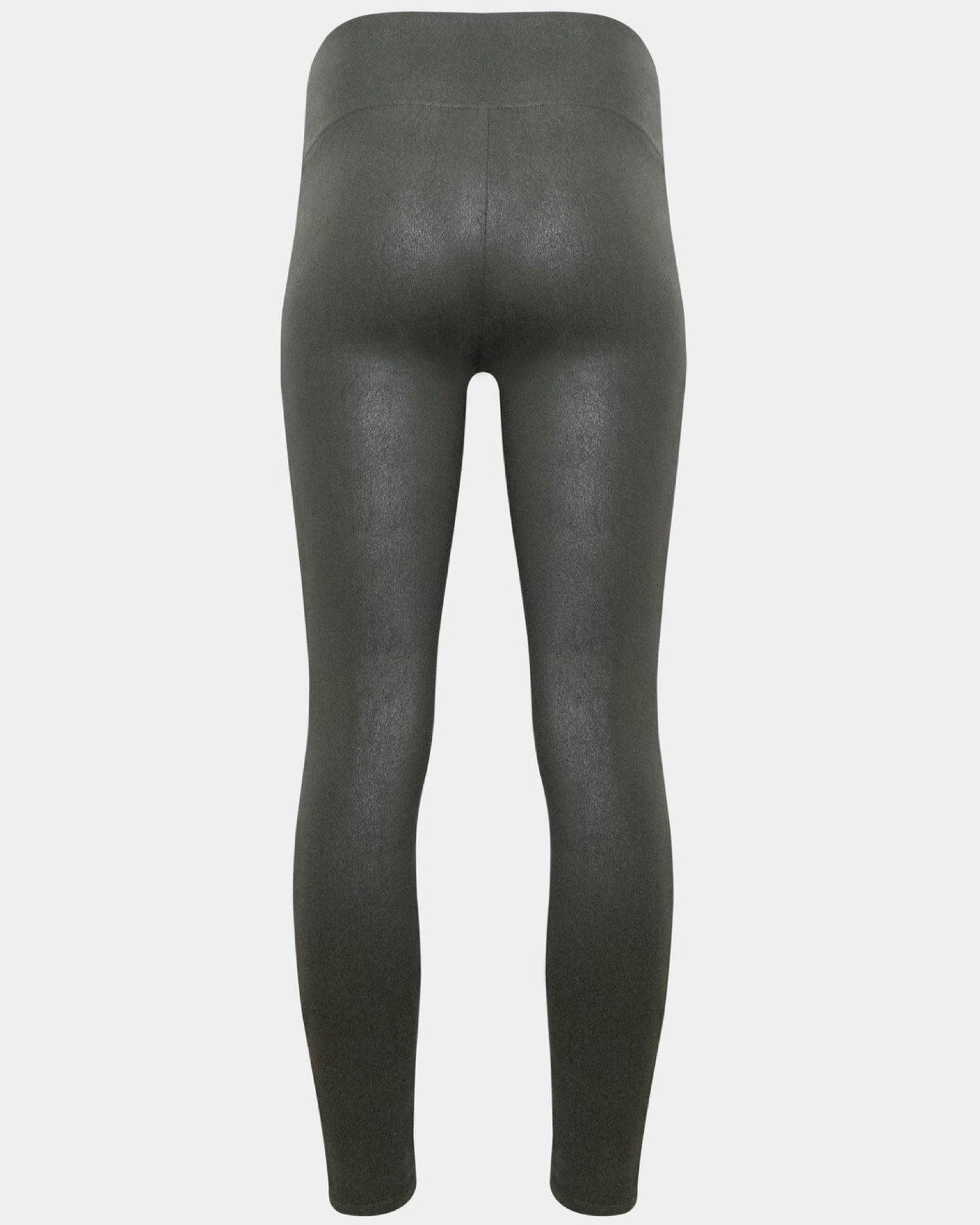 Magic Leather Look Leggings Matcha - Härliga Under