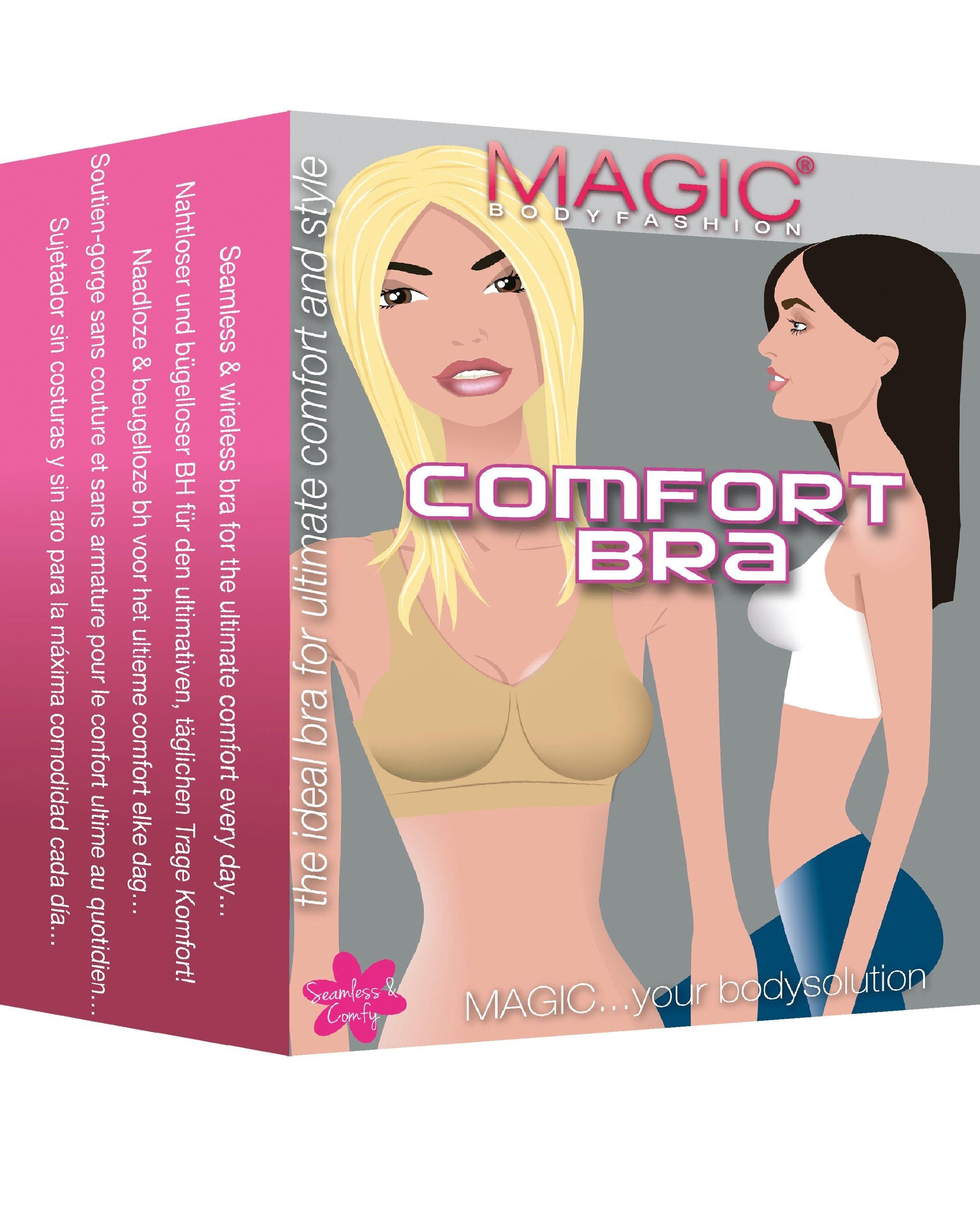Magic Comfort BH-topp Vit - Härliga Under