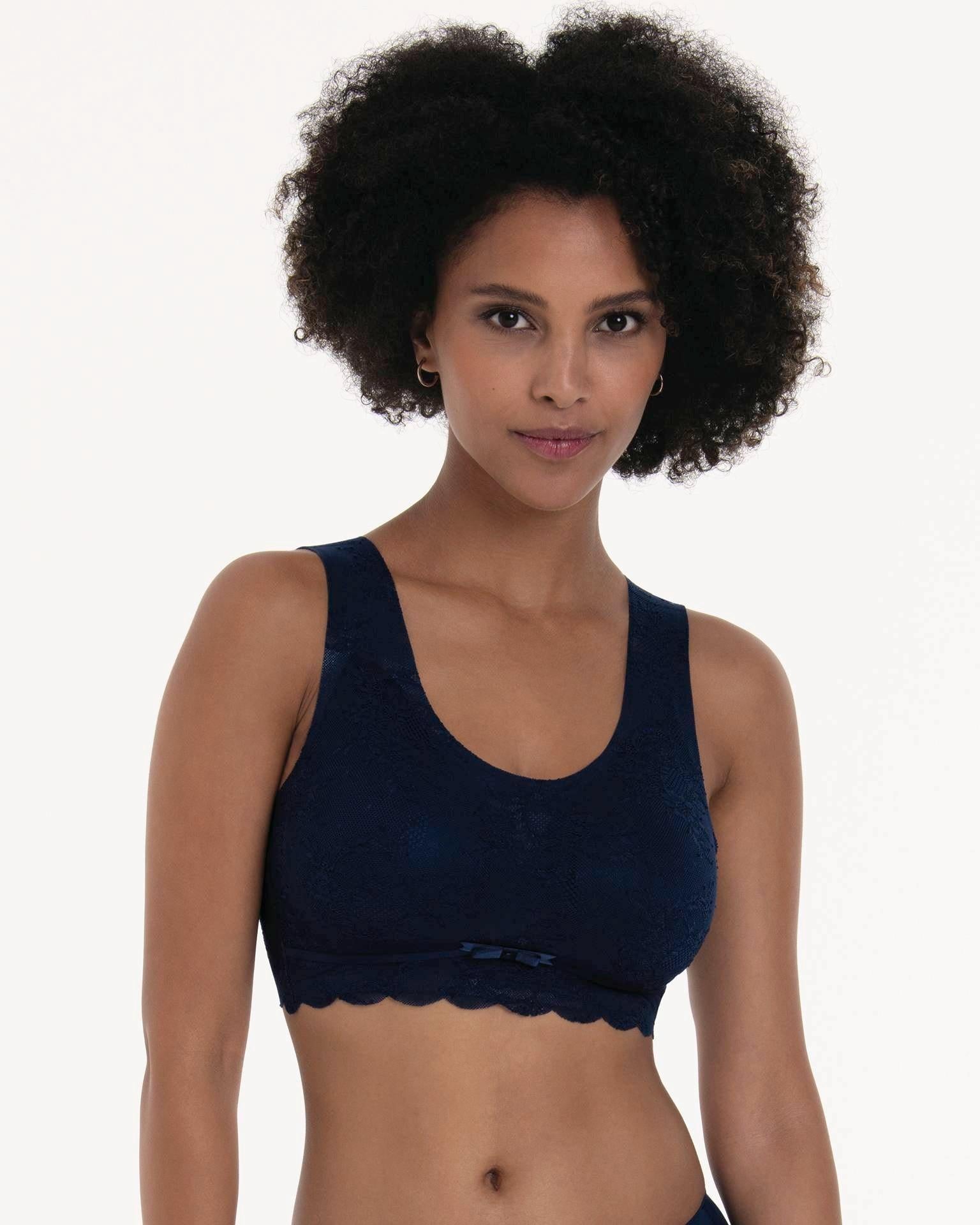 Anita Lace Bralette Marin - Härliga Under