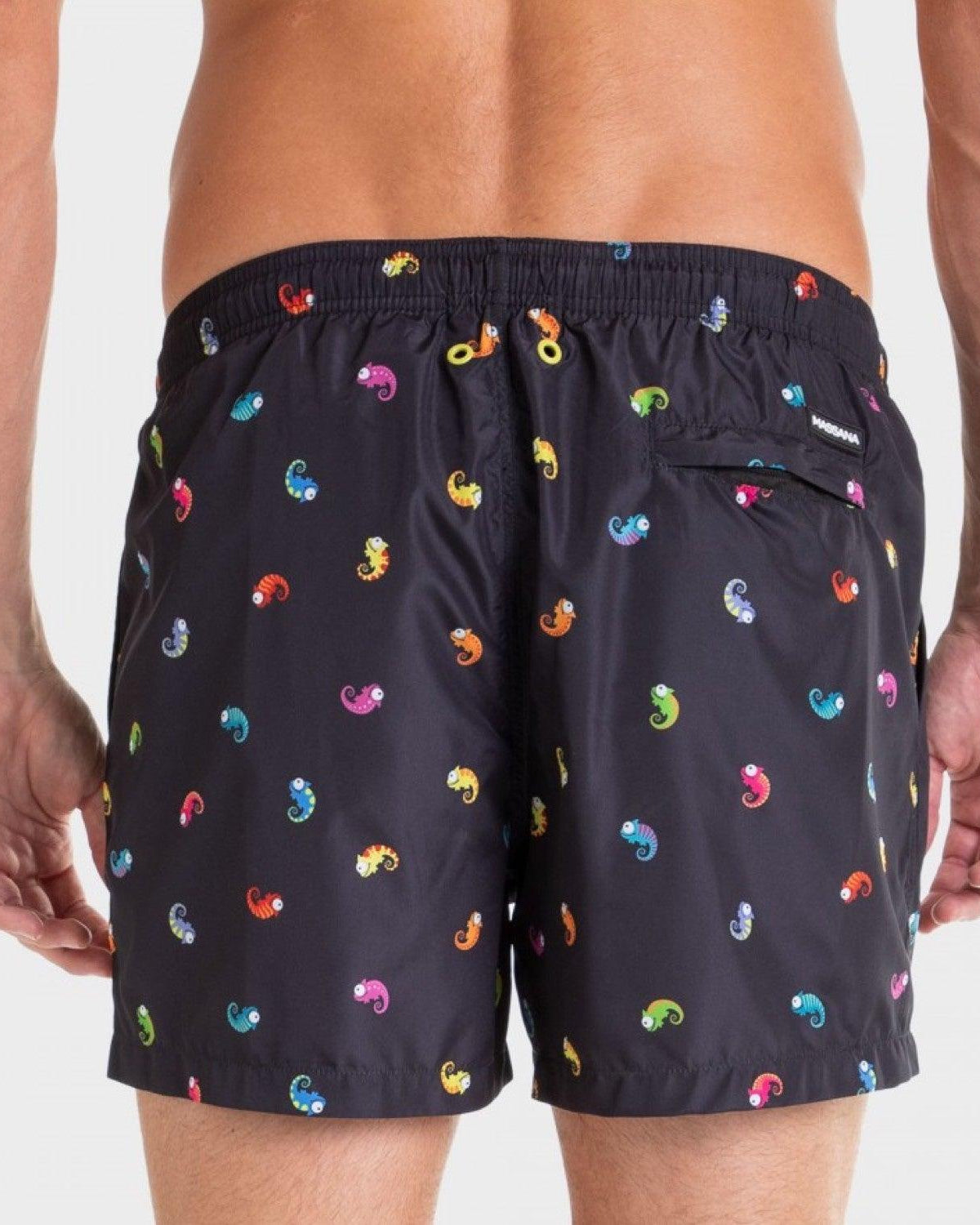Massana Herr Badshorts Nero Fantasia - Härliga Under