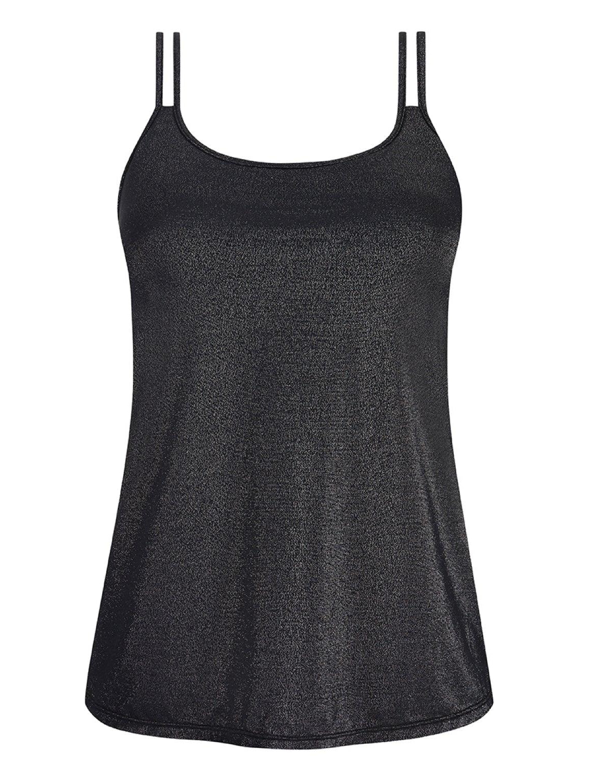 Amoena Valletta Top Sparkly Black - Härliga Under