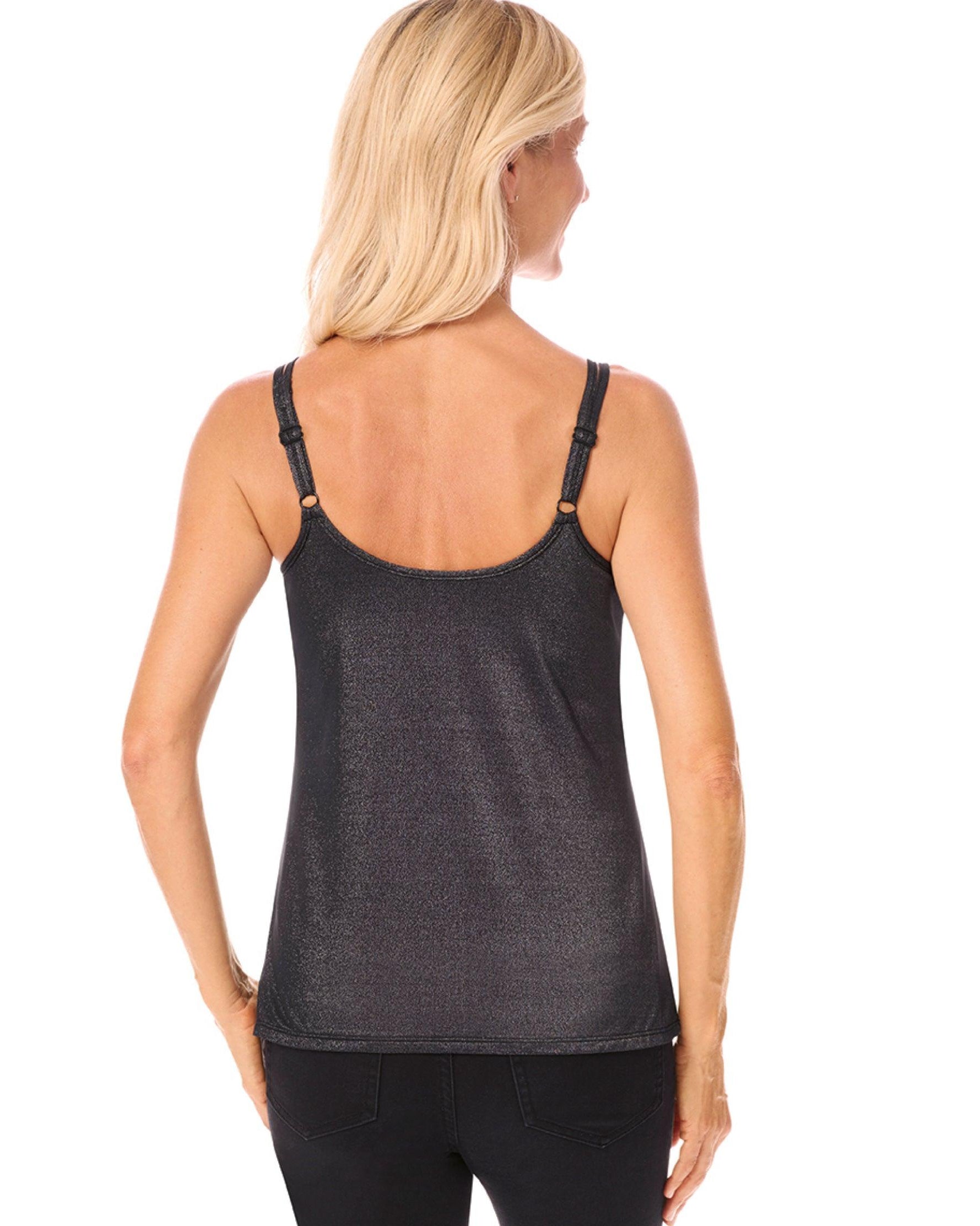 Amoena Valletta Top Sparkly Black - Härliga Under