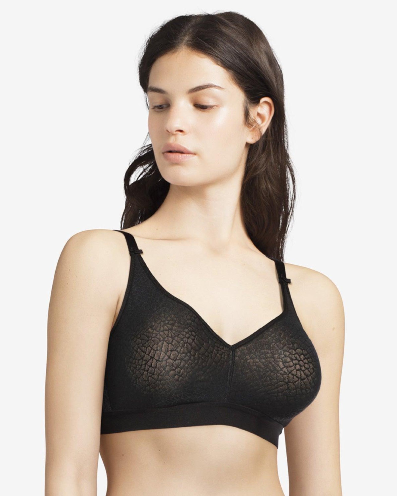 Chantelle Minimizer BH Utan Bygel C Magnifique Black - Härliga Under