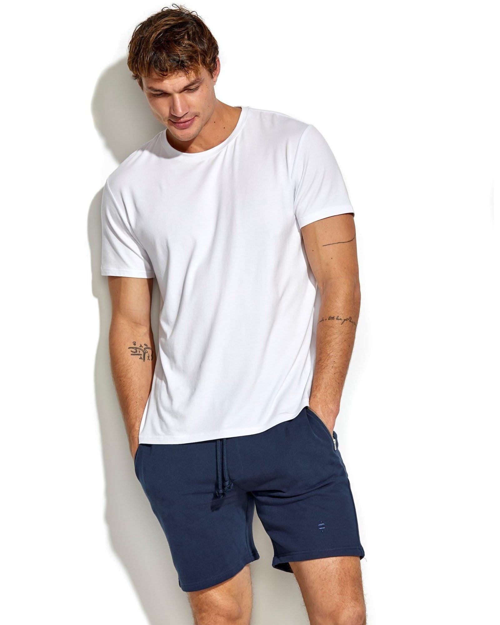 Panos Emporio T-shirt Bambu/Bomull Vit - Härliga Under