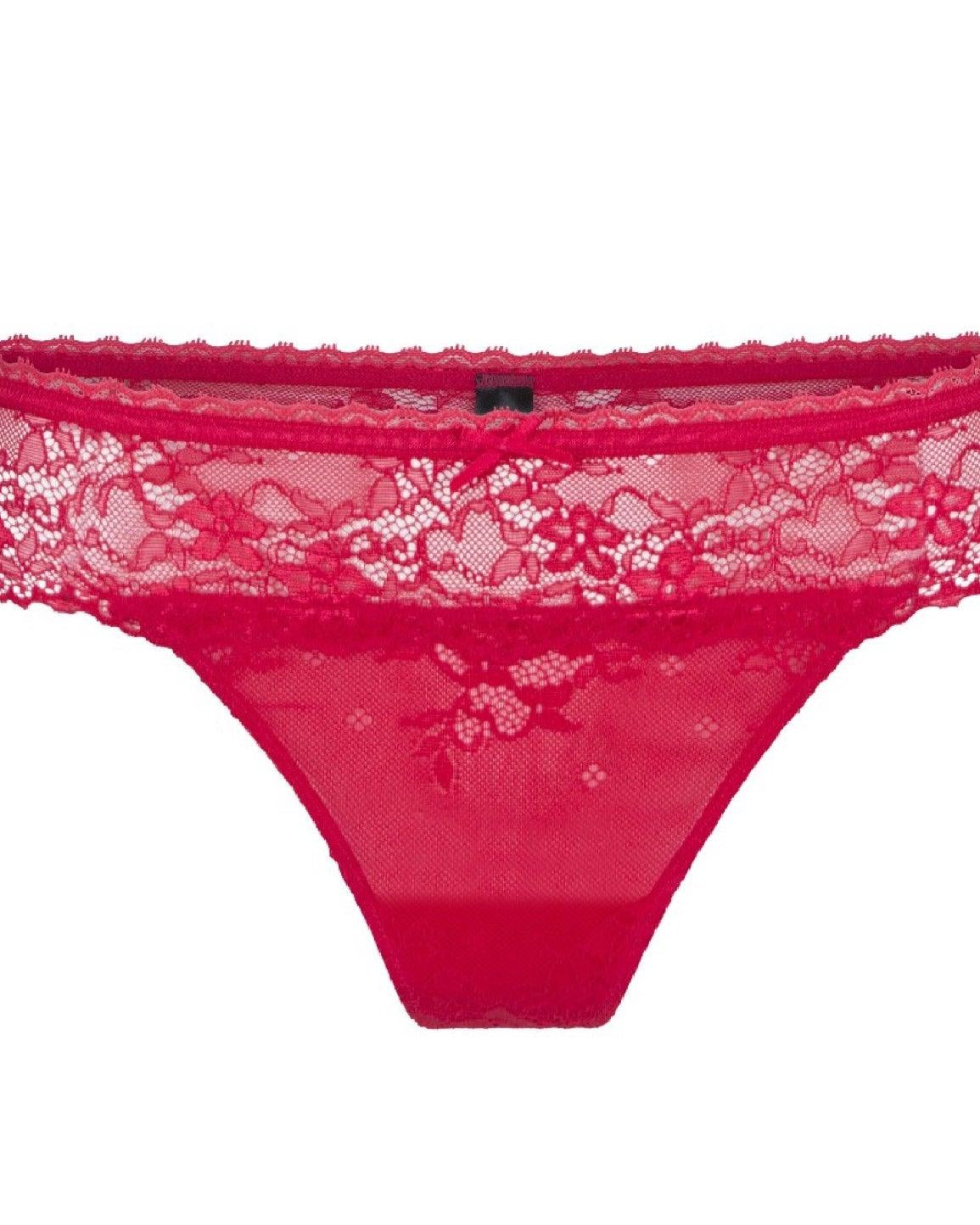 Lingadore Spets String Röd - Härliga Under