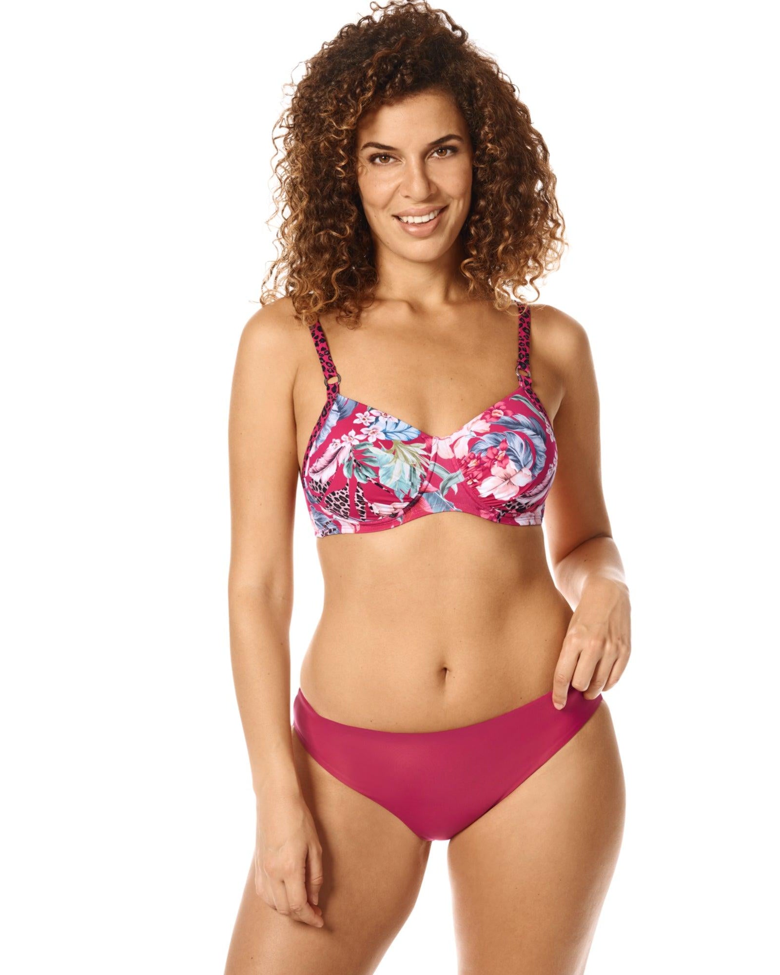 Amoena Vändbar Bikinitrosa Cozumel Deep Pink - Härliga Under