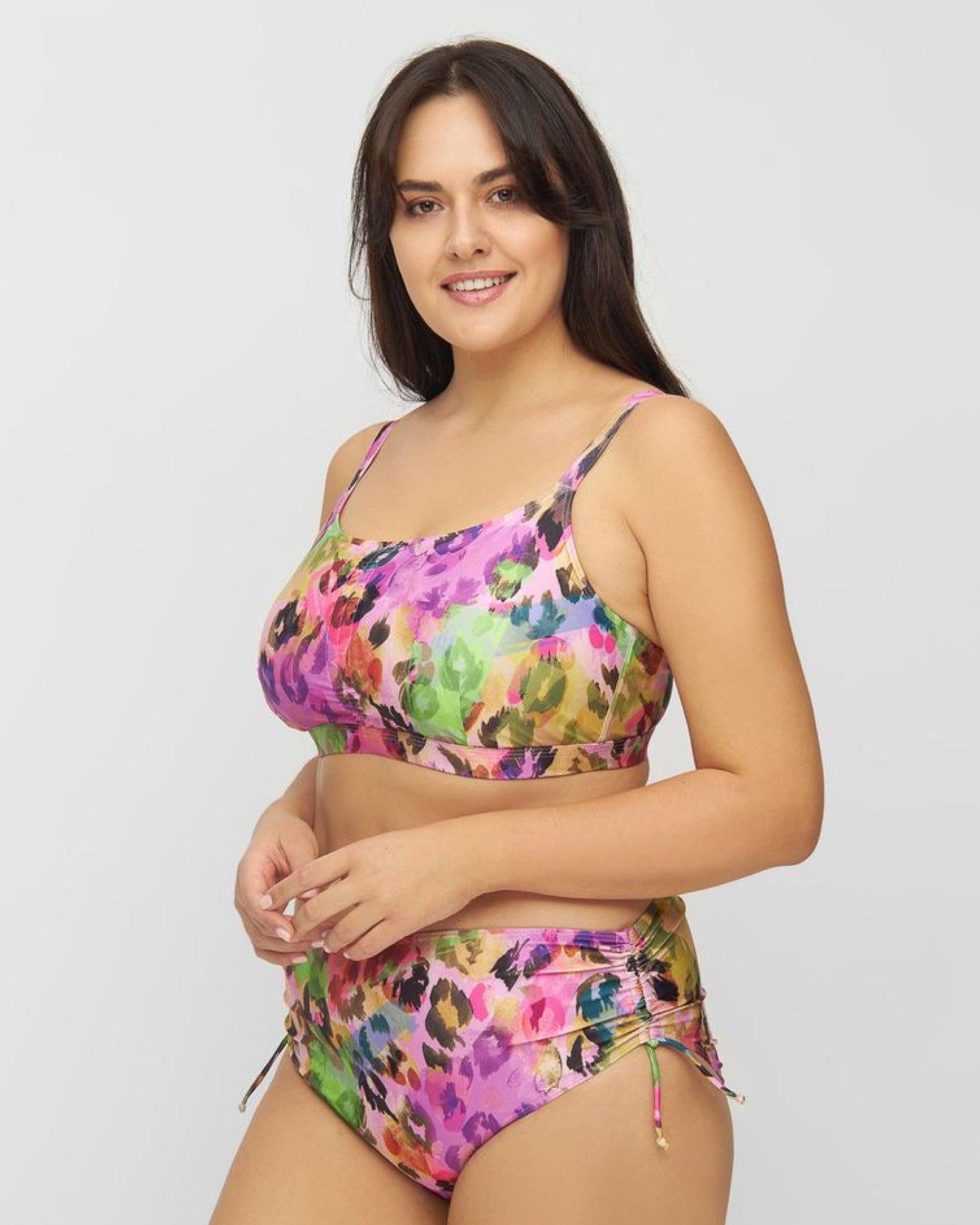 Saltabad Justerbar Bikinitrosa Mavi Pink - Härliga Under