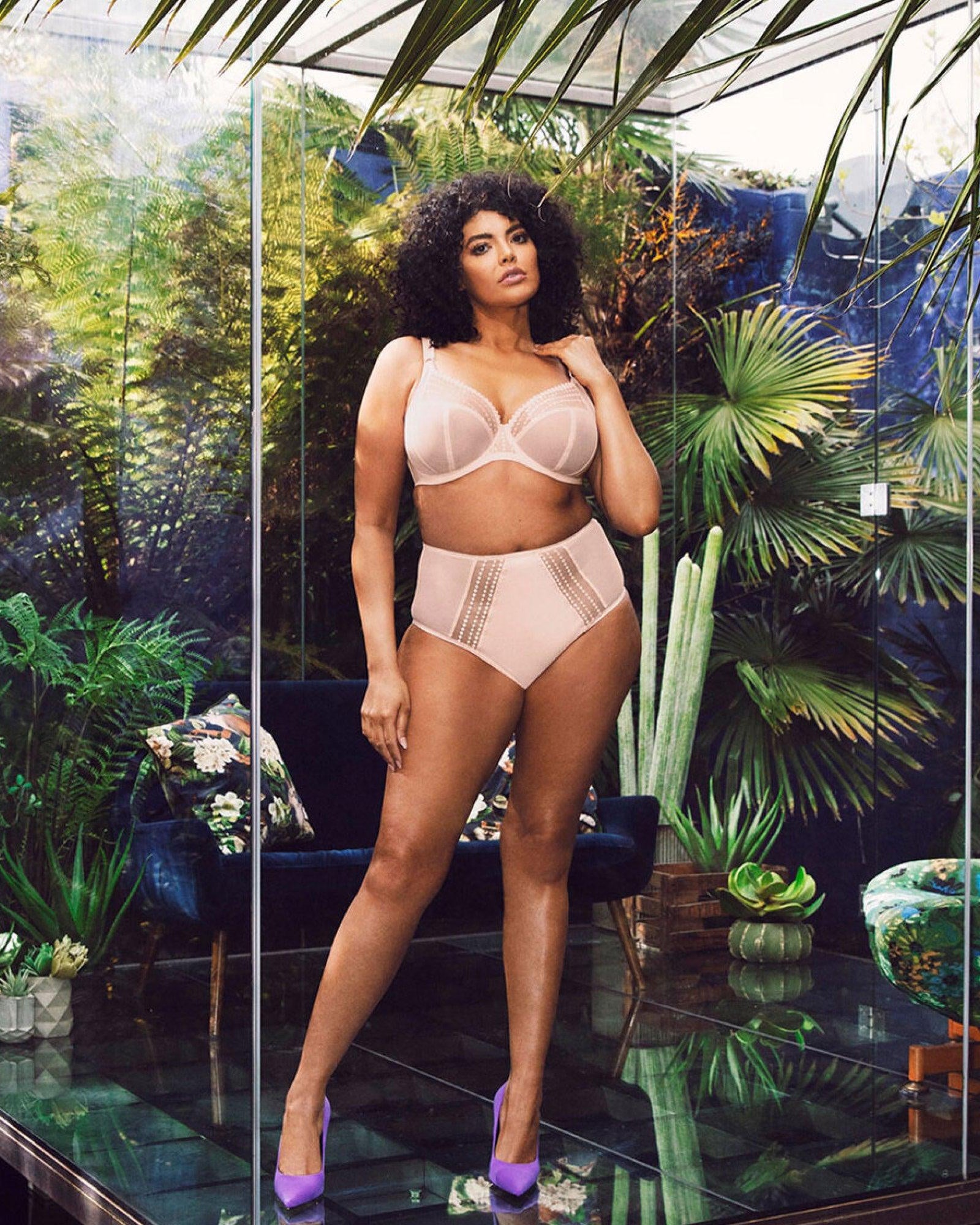 Elomi Plunge BH Matilda Pearl Blush - Härliga Under
