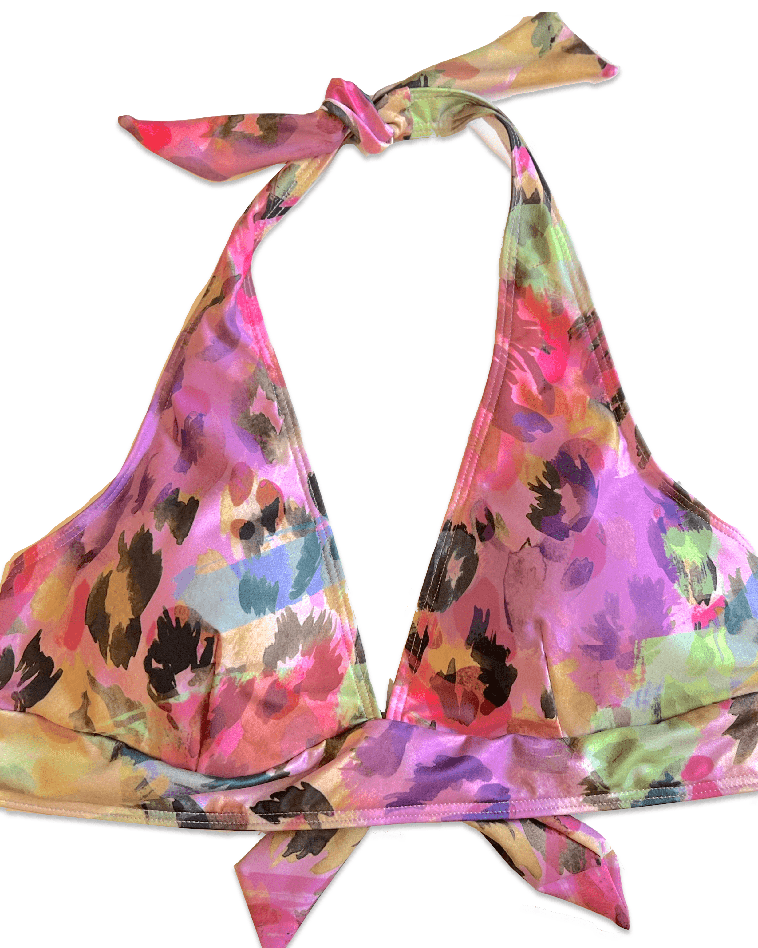 Saltabad Halter Bikini Helena Mavi Pink - Härliga Under