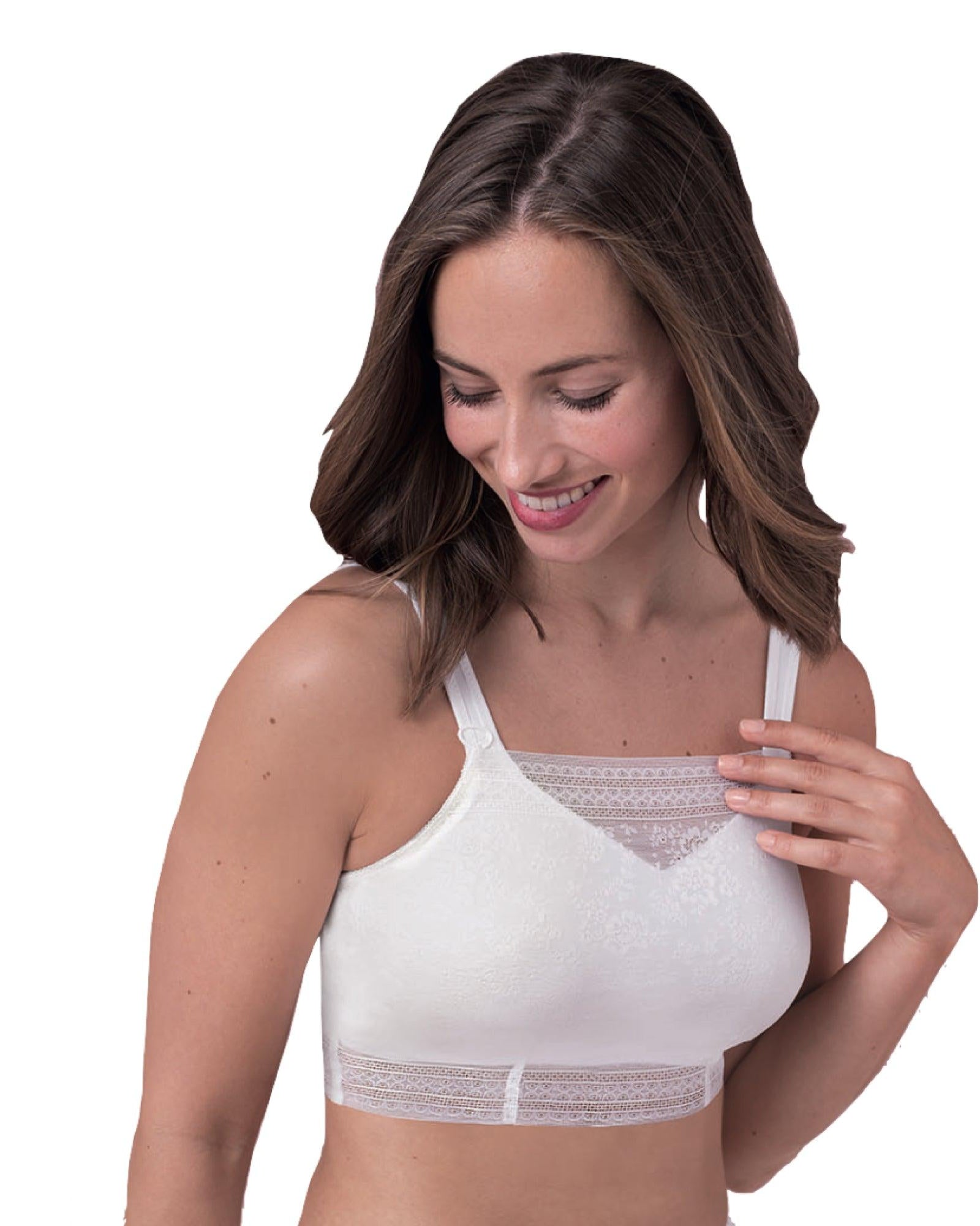 Anita Care Bandeau Fleur Lace Vit - Härliga Under