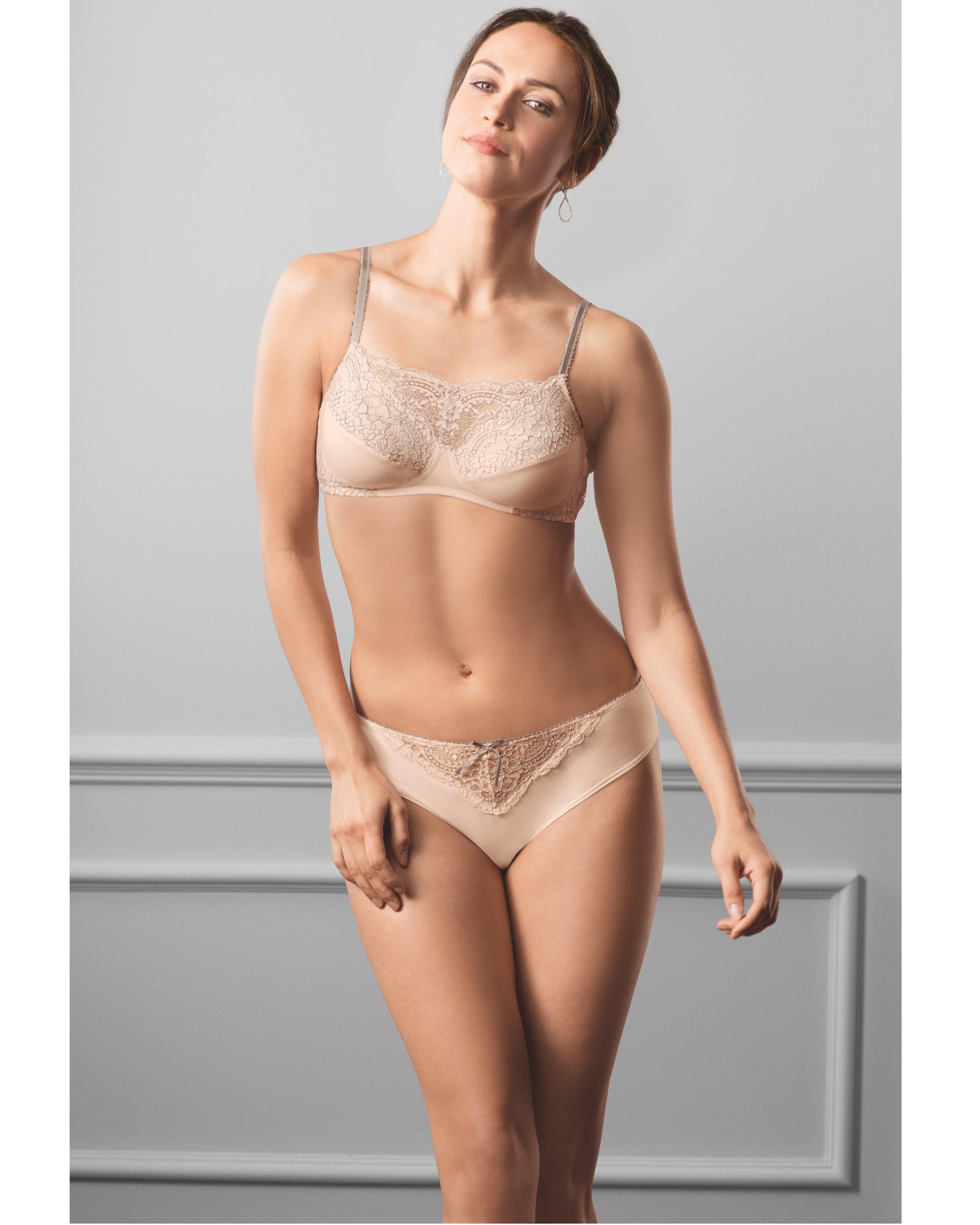 Amoena BH Med Knyt Alina Rose Grey - Härliga Under