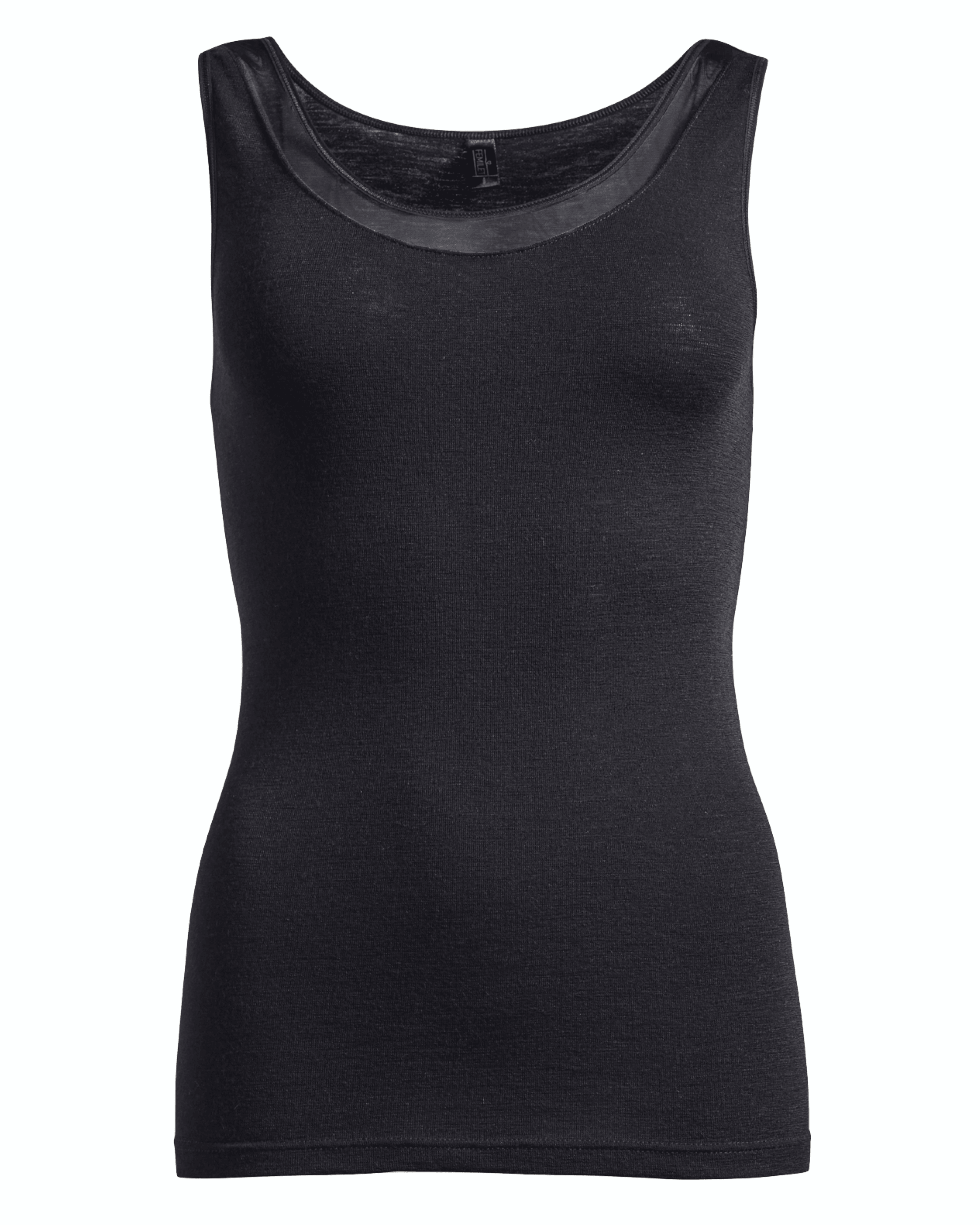 Femilet Merino Topp Juliana Black - Härliga Under