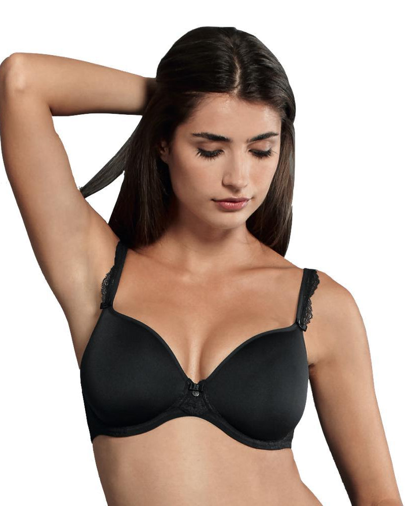 Rosa Faia Spacer Bygel BH Selma Svart - Härliga Under
