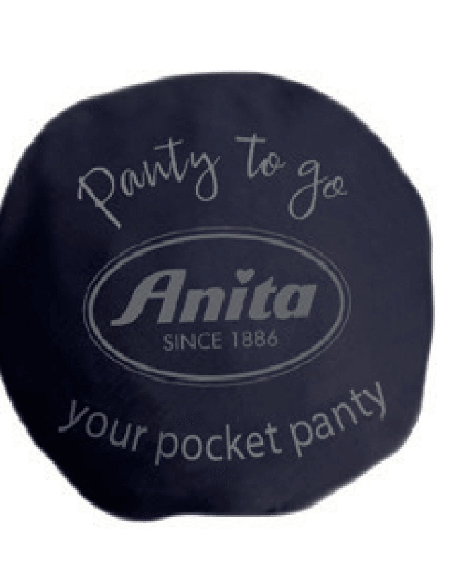 Anita Midjetrosa Pocket To Go Black - Härliga Under