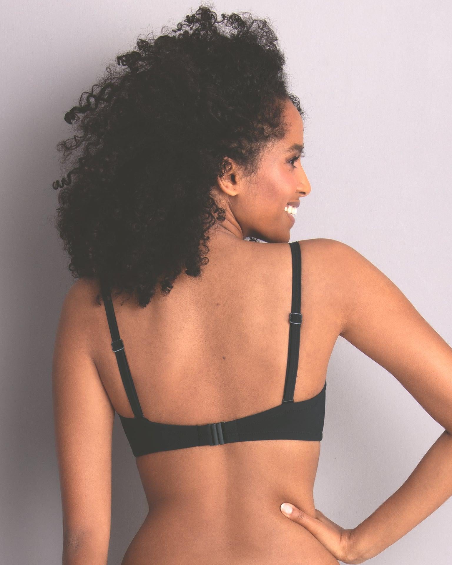 Rosa Faia Bandeau Bikini M Bygel, Ella Svart - Härliga Under