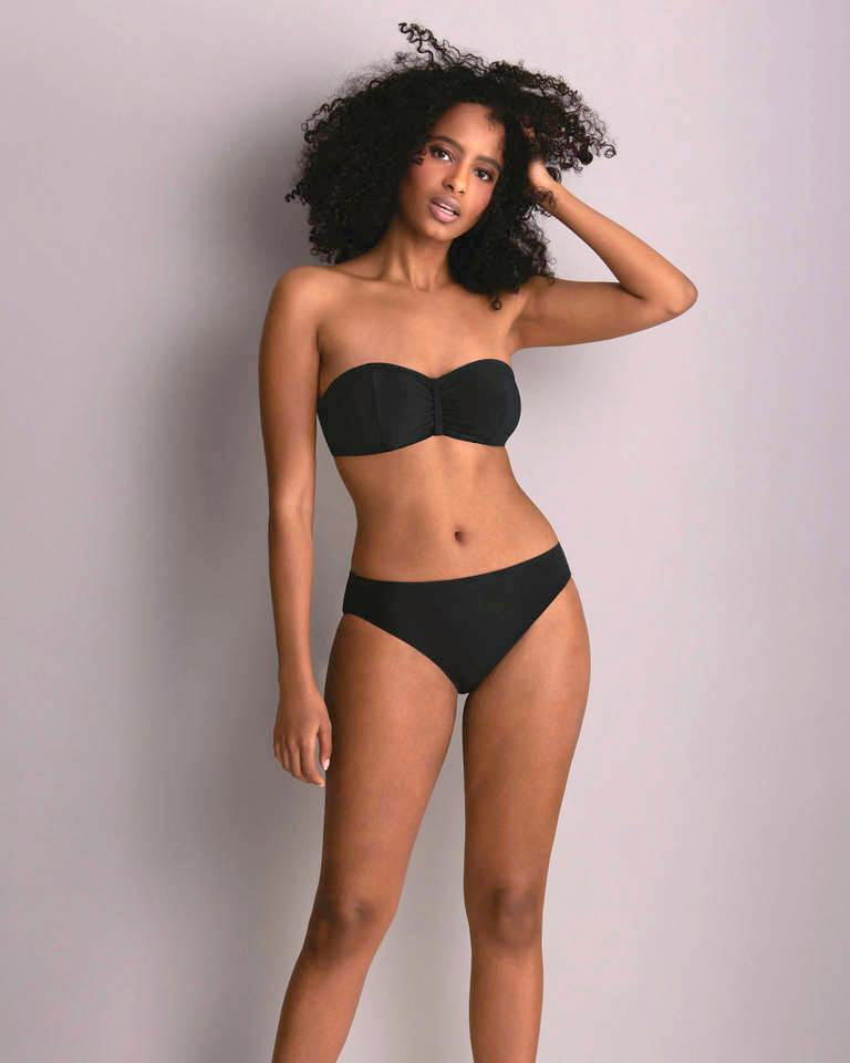 Rosa Faia Bandeau Bikini M Bygel, Ella Svart - Härliga Under
