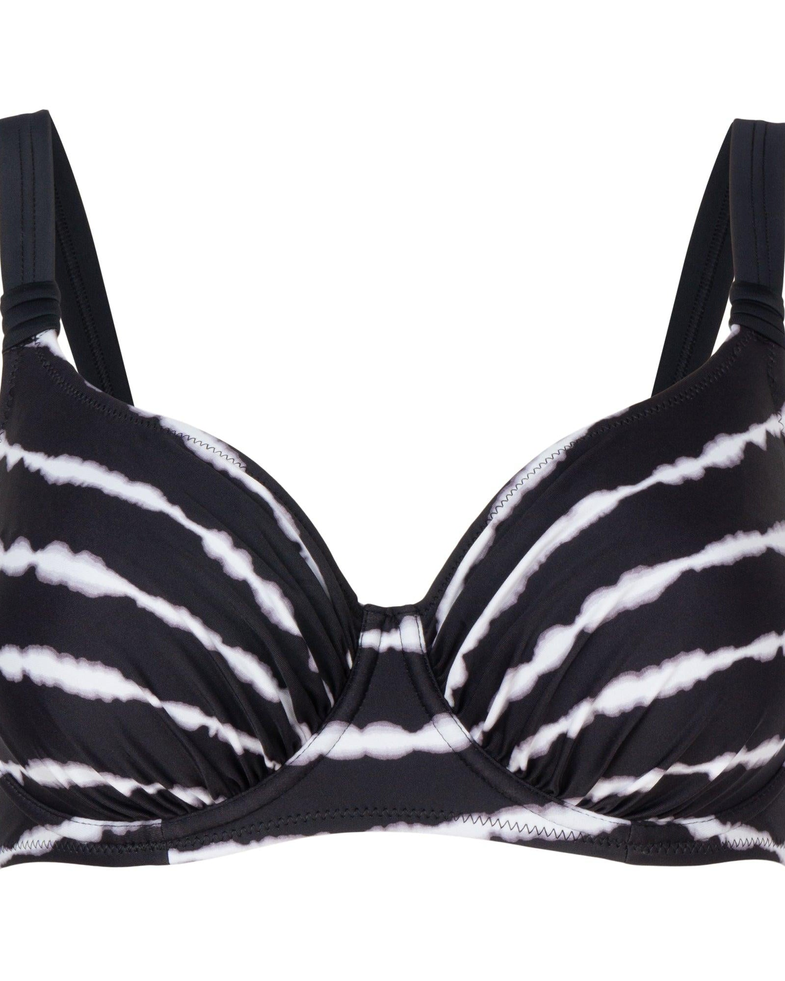 Wiki Bygel Bikini-BH Svart Vit Kreta - Härliga Under