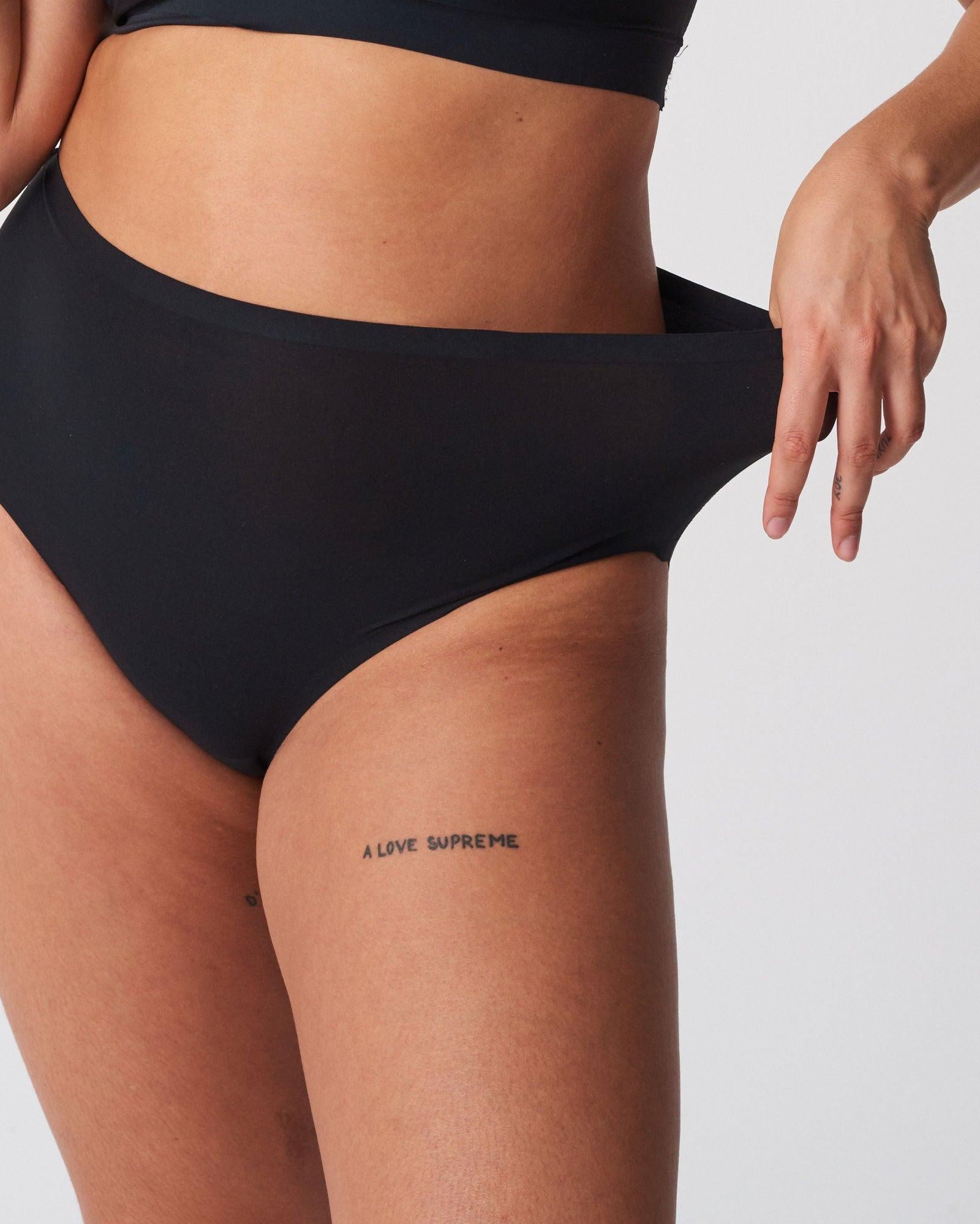 Chantelle Midjetrosa Softstretch Svart Plus Size - Härliga Under