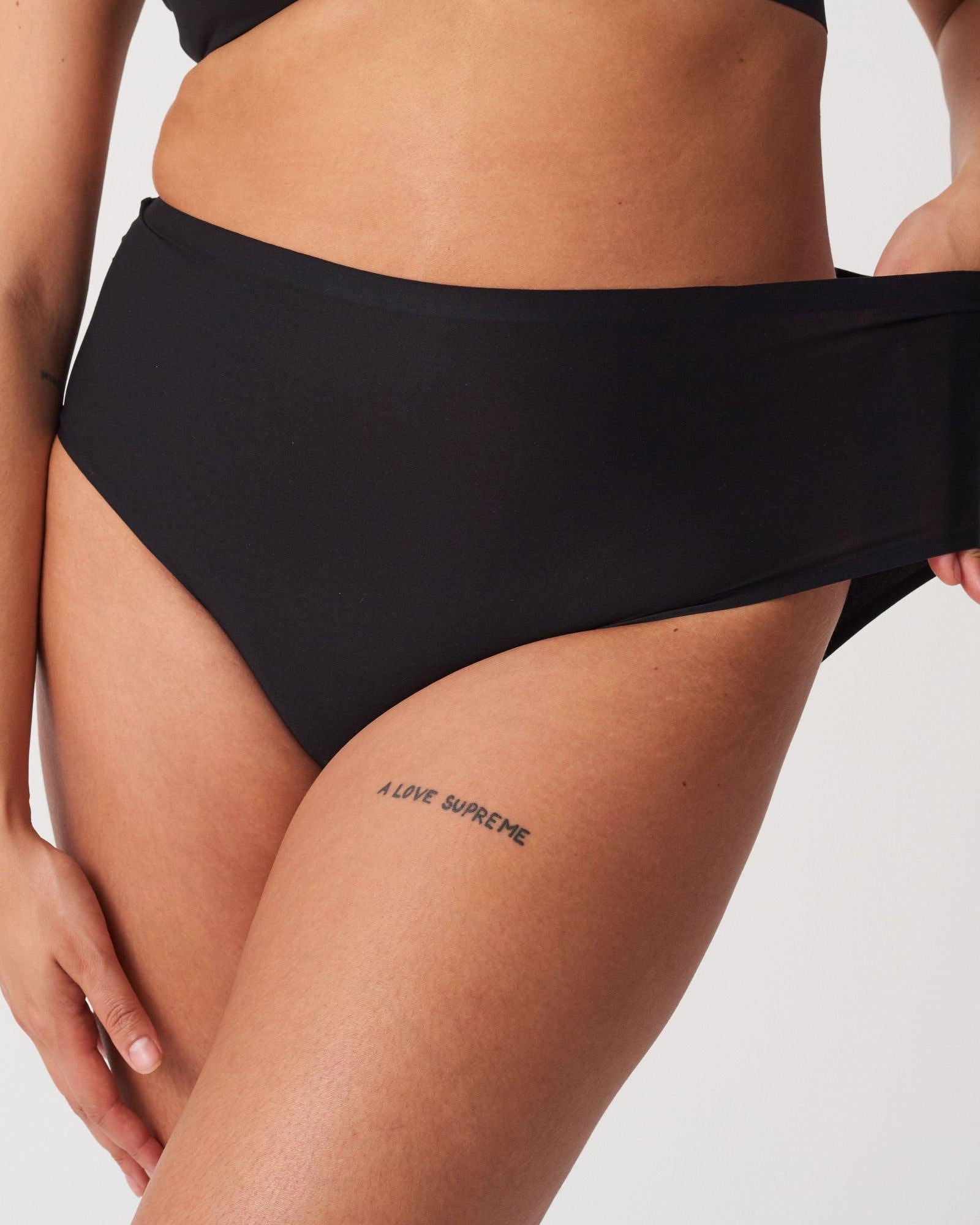 Chantelle Midjetrosa Softstretch Svart Plus Size - Härliga Under