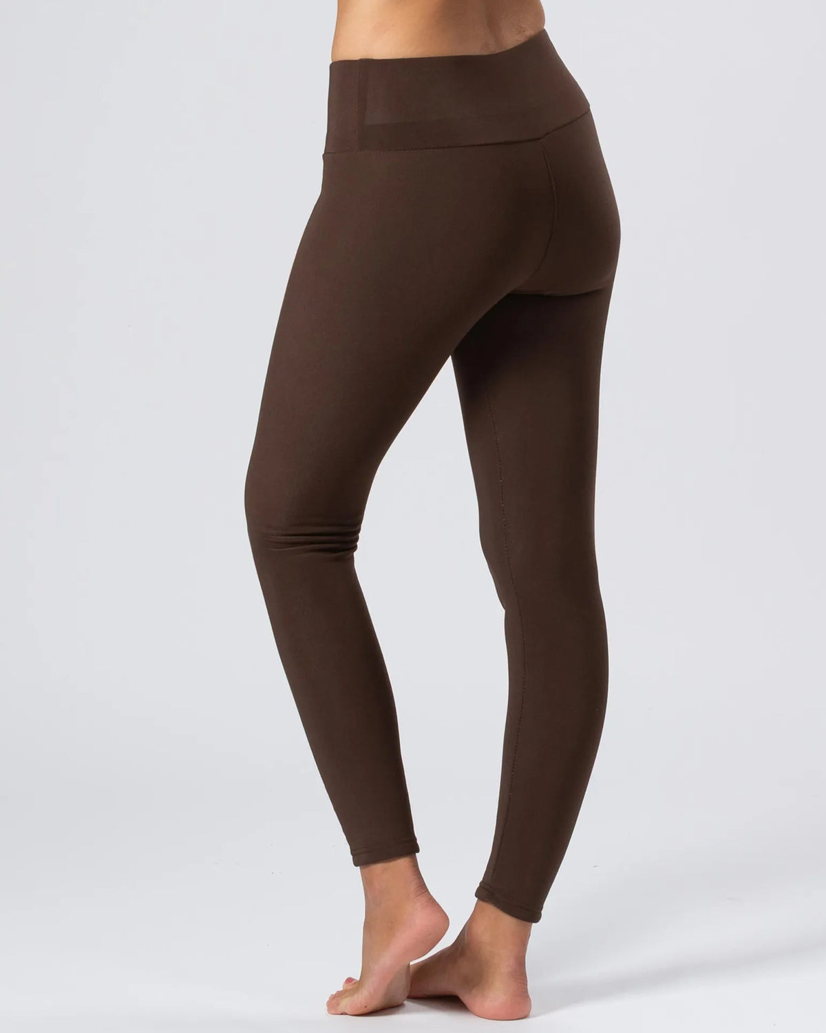 Trofé Fleecefodrade Leggings Brun – produktbild