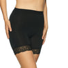 Lady Avenue Shortstrosor Med Spetskant Black Bambu