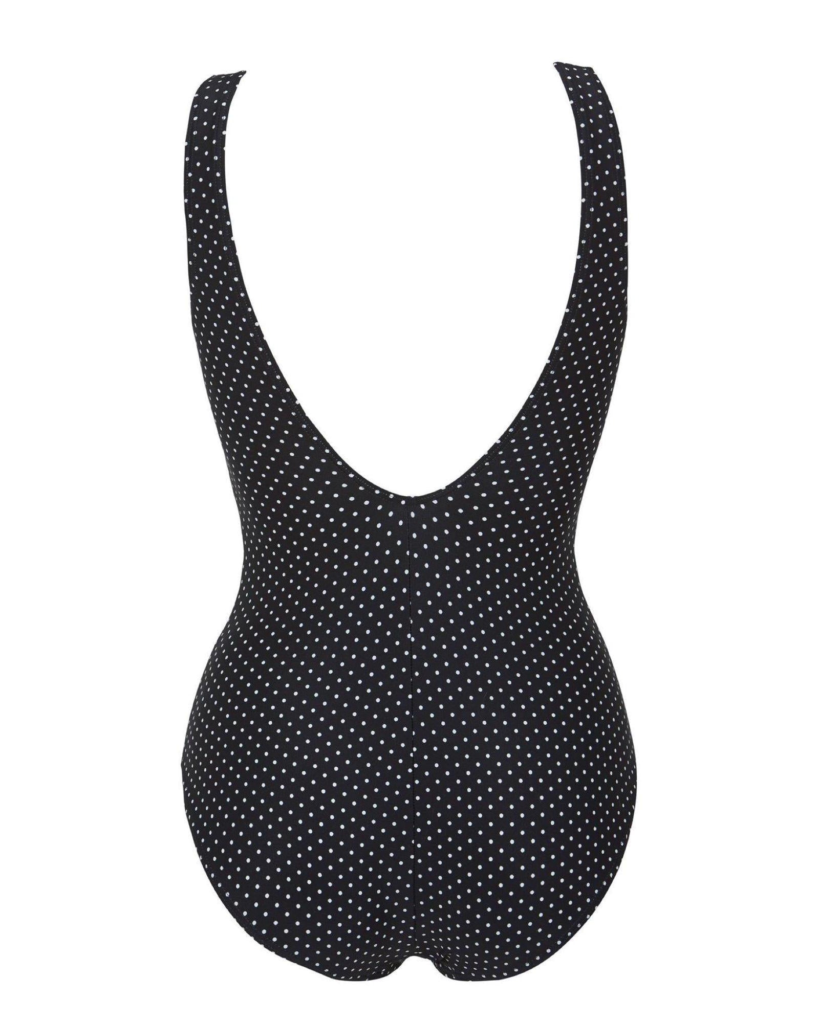 Damella Baddräkt Carole Black White Dots - Härliga Under