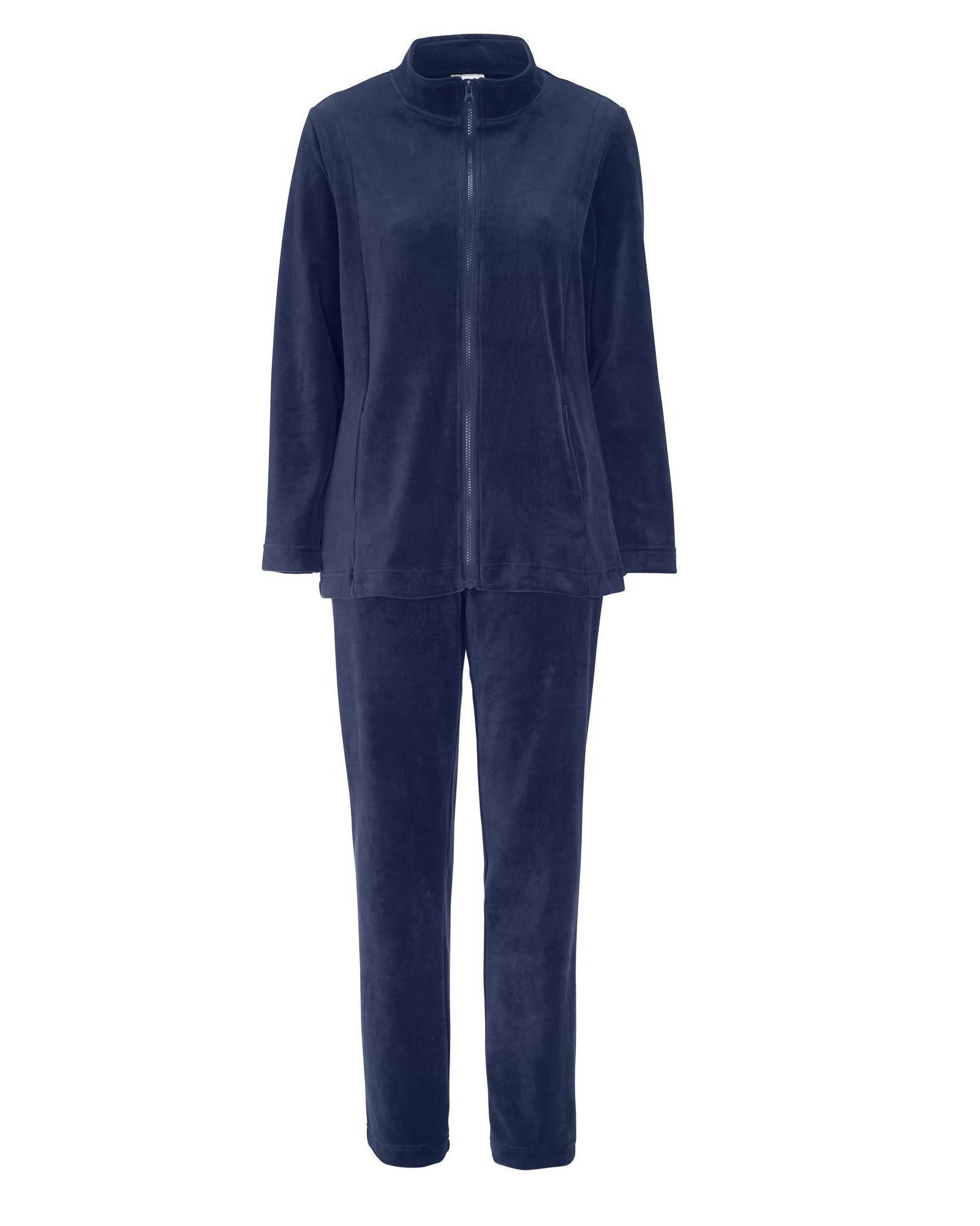 Damella Velour Mysdress Navy - Härliga Under