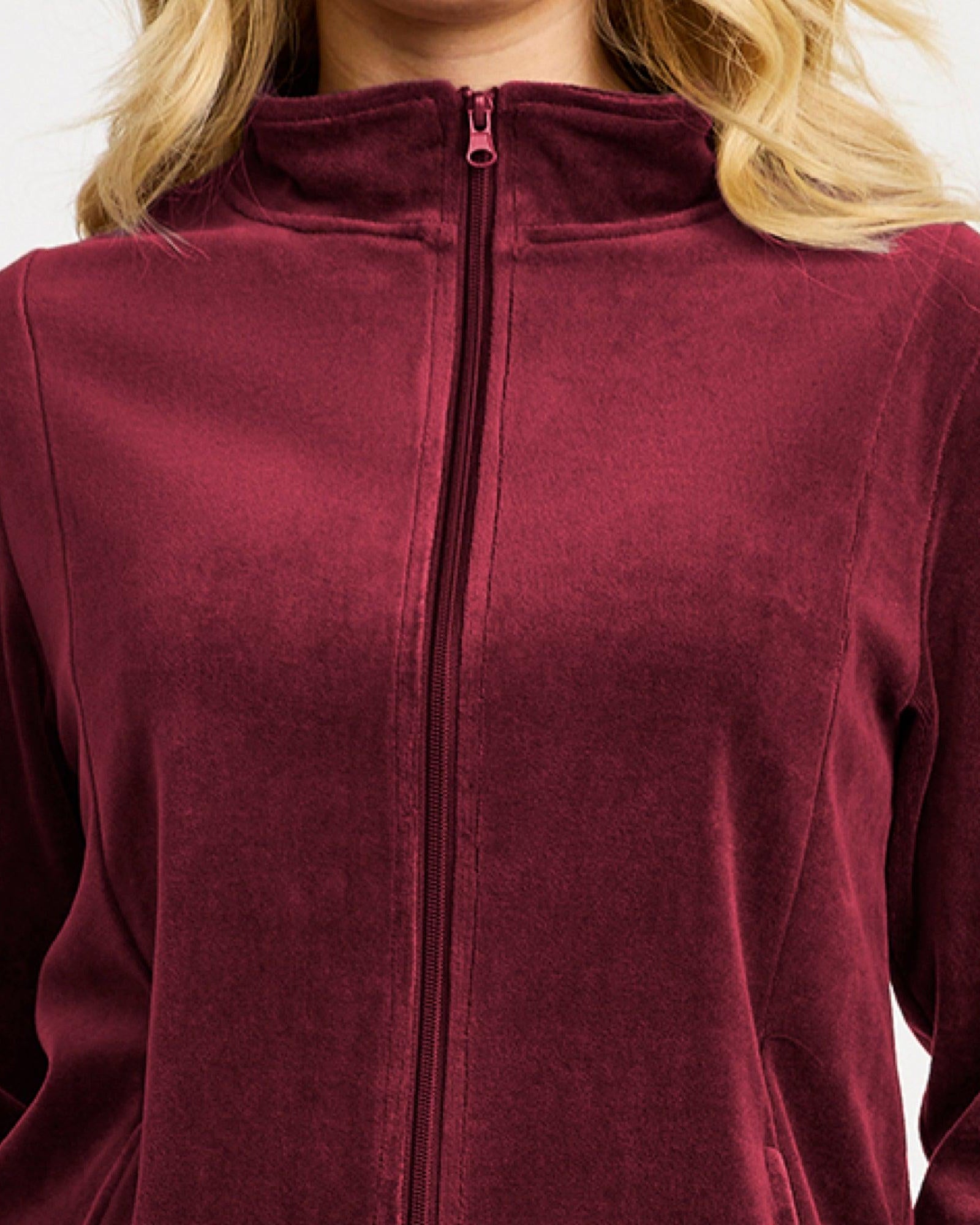 Damella Mysdress Velour Vinröd - Härliga Under