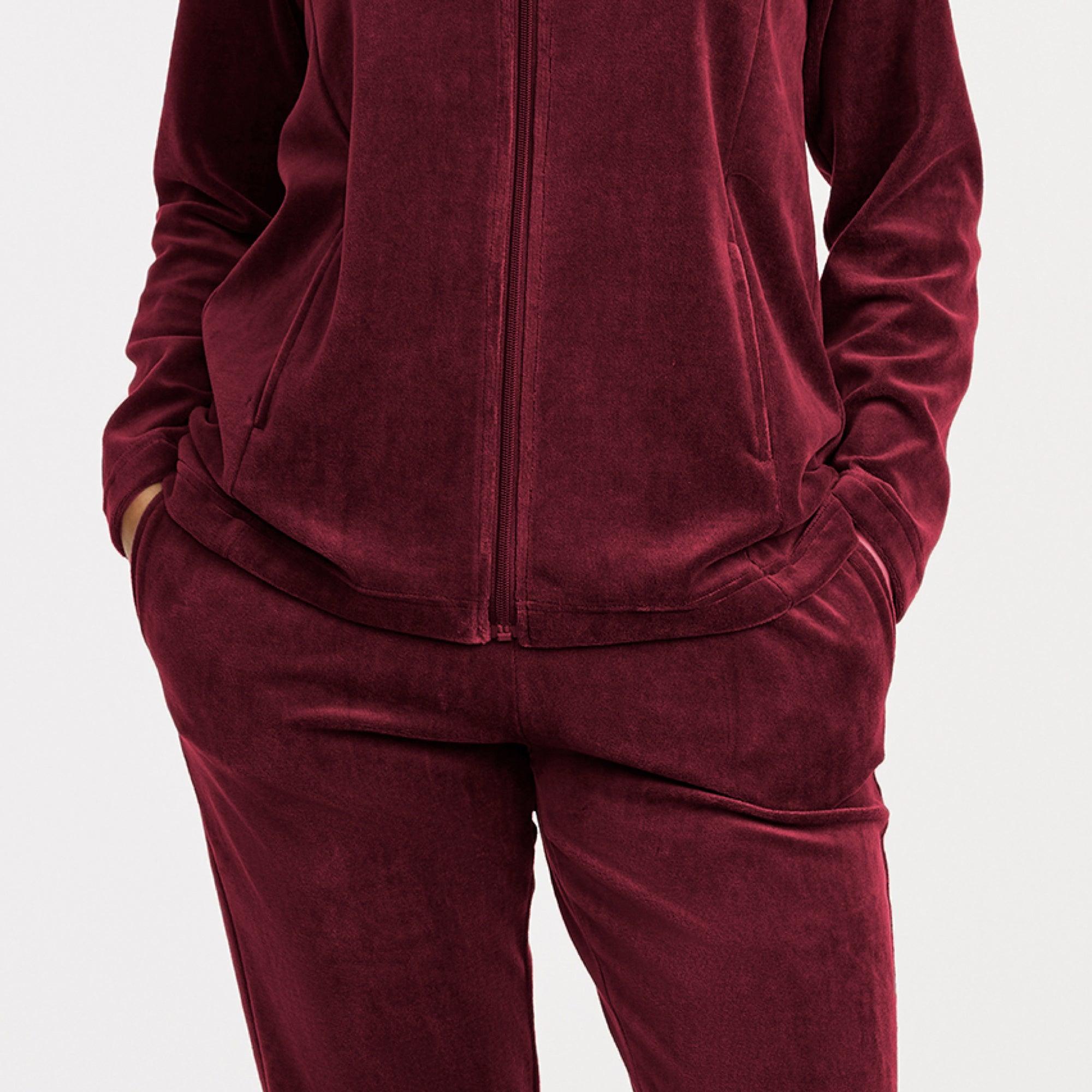 Damella Mysdress Velour Vinröd - Härliga Under