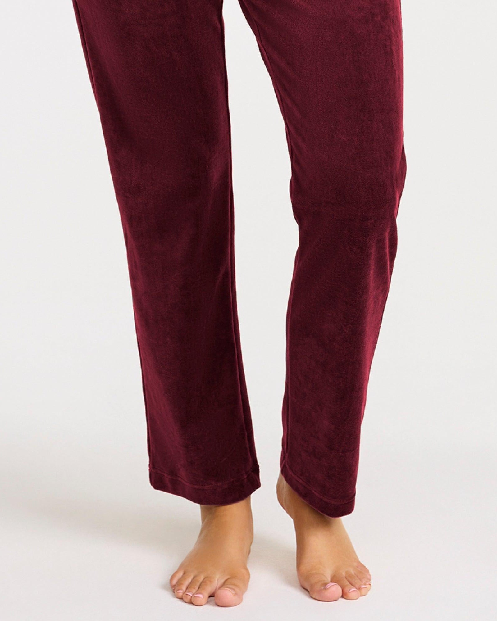 Damella Mysdress Velour Vinröd - Härliga Under