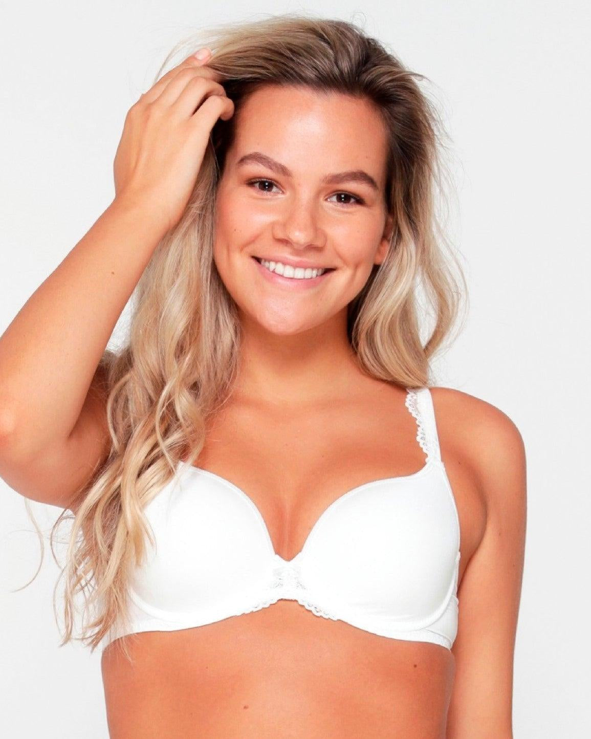 Lingadore T-shirt BH Uni-Fit Ivory - Härliga Under
