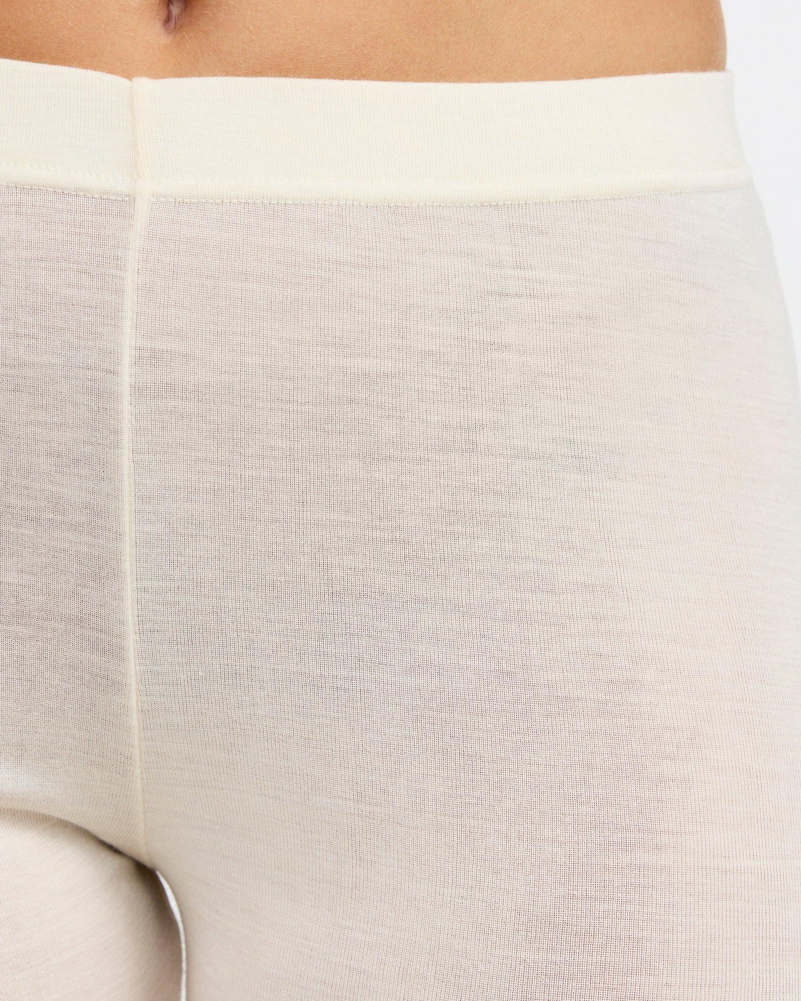 Damella Leggings Ull/Silke Vanilla - Härliga Under