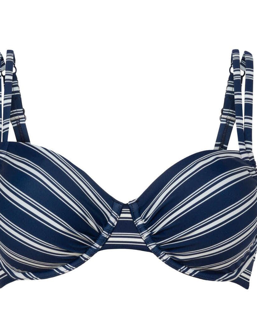 Wiki Bikini Bygel Blå Vit - Härliga Under