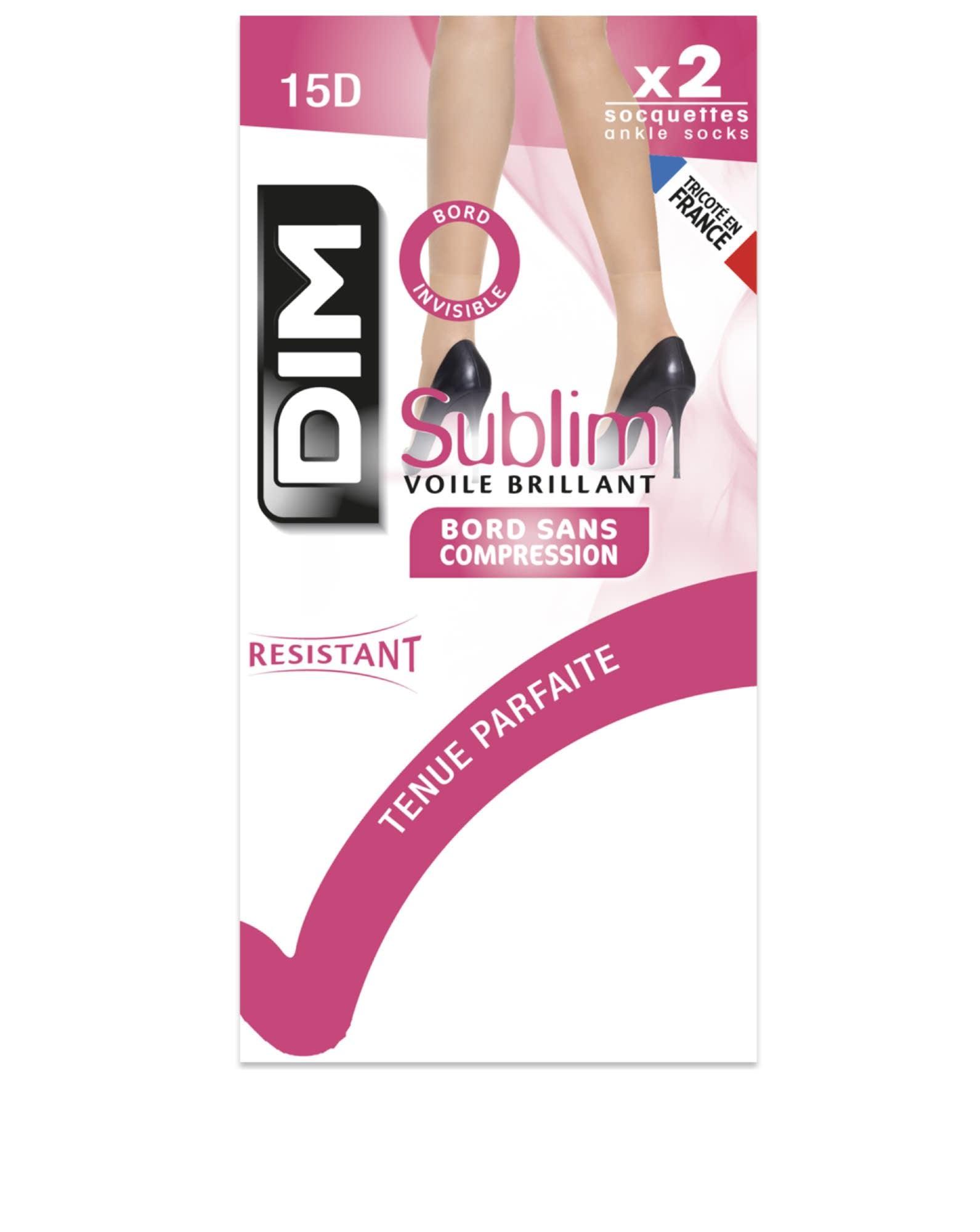 Dim Ankel Socka 15D Sublime Brillant Noir 2-pack 35/41 - Härliga Under