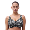 Chantelle Softstretch Power Plunge Utan Bygel Grey Leopard