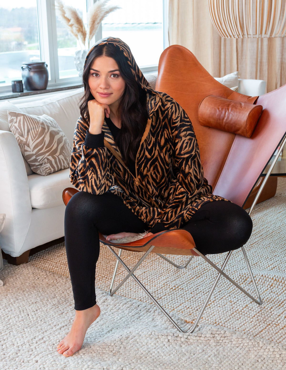 Trofé Fleecefodrade Leggings Svart - bild 5