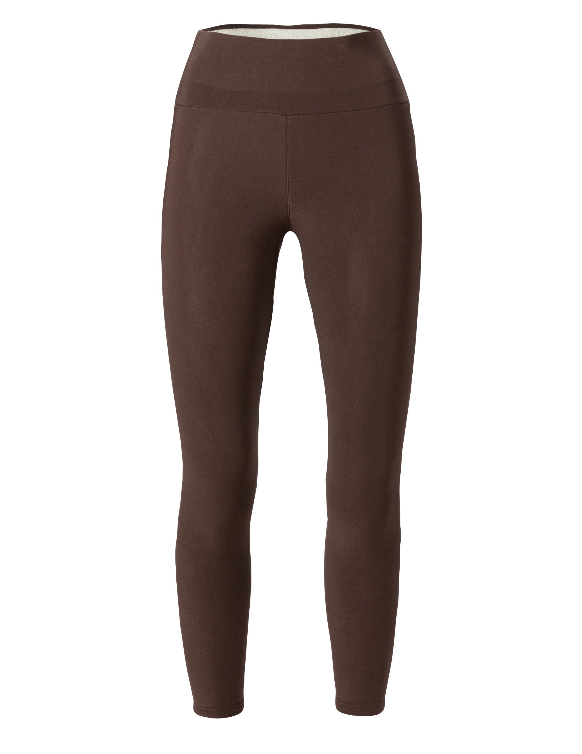 Trofé Fleecefodrade Leggings Brun