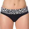 Amoena Salta High Vikbar Bikinitrosa - Black / Off-white