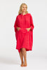 Damella Poncho Lysekil Red One Size